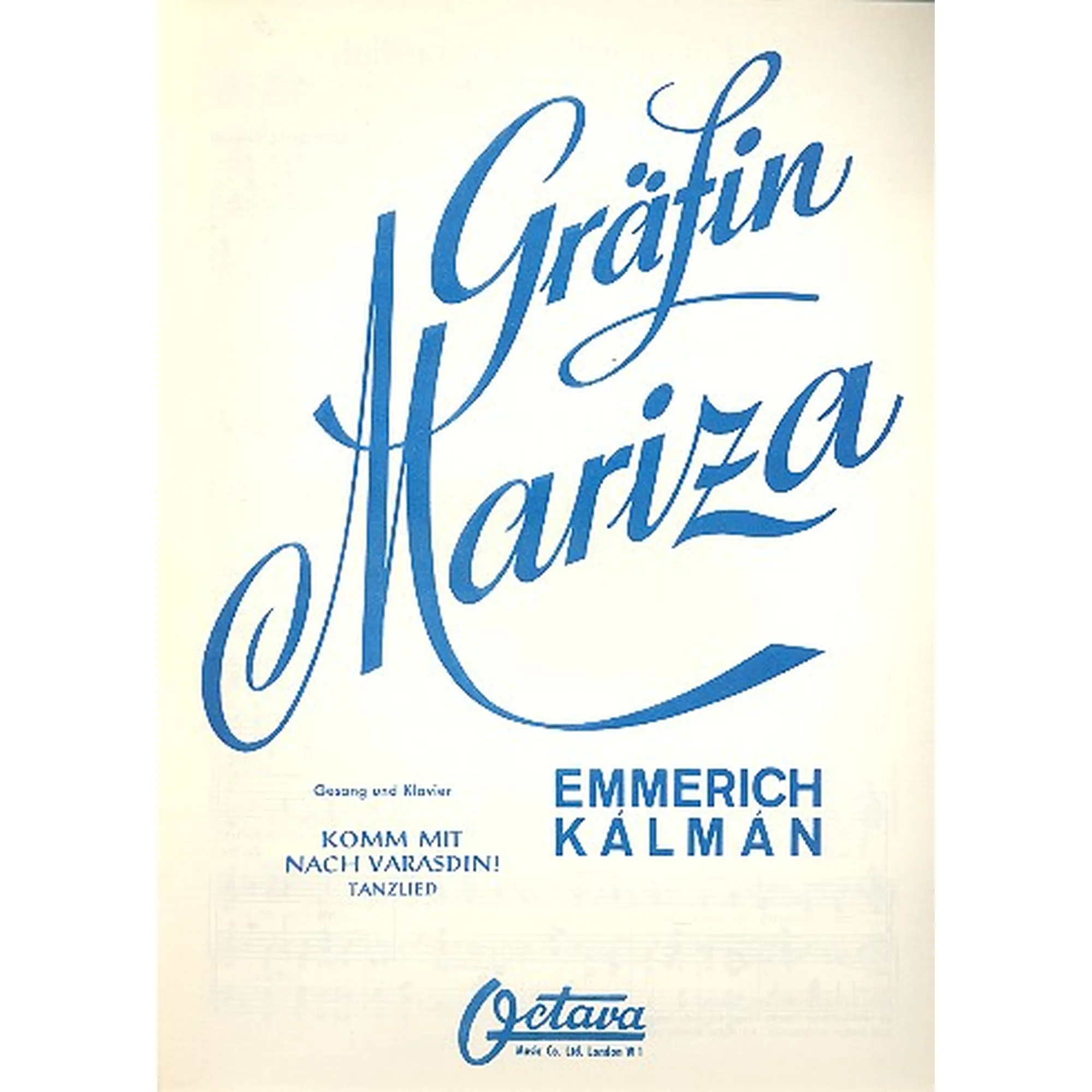 Komm mit nach Varasdin (Gräfin Mariza)