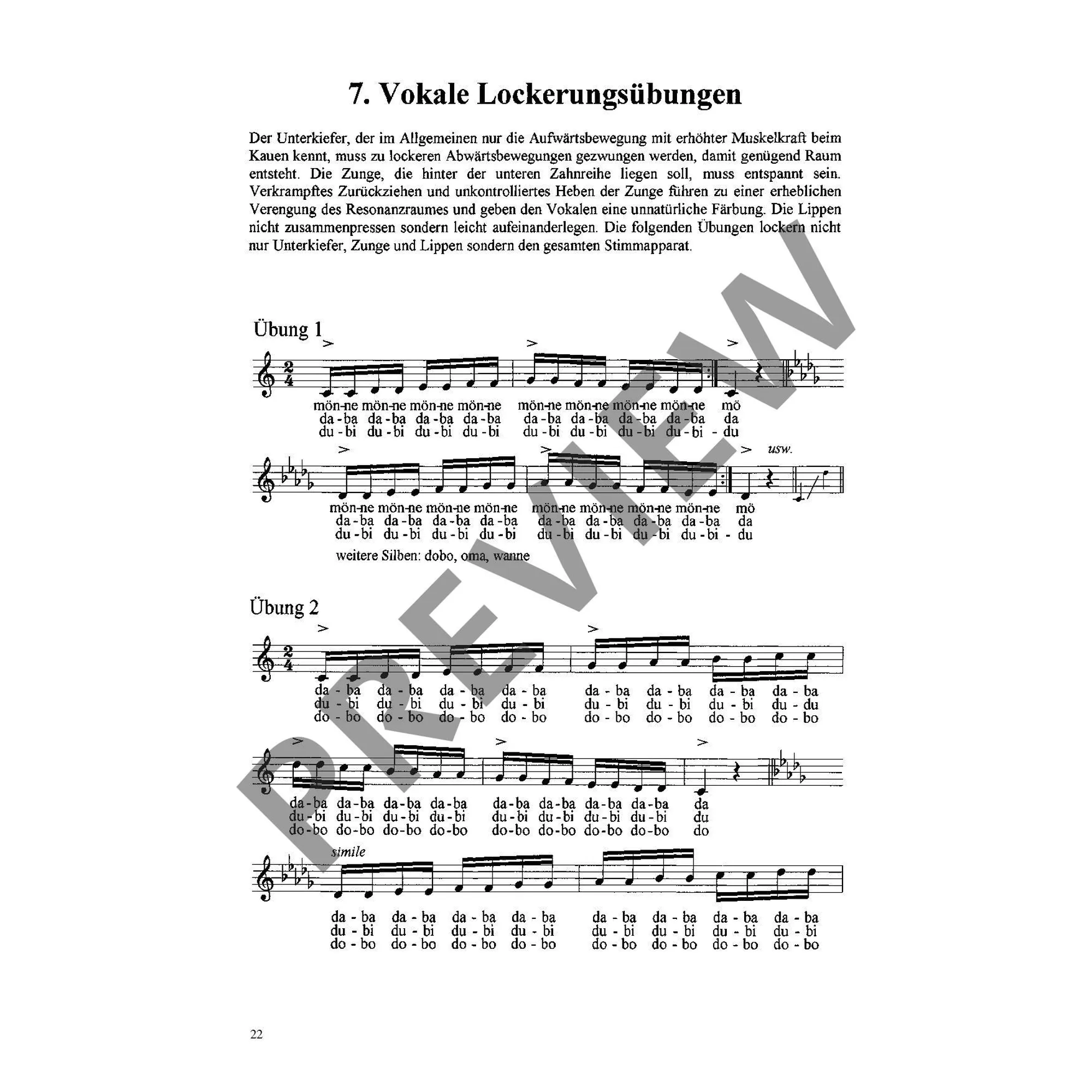 200 Einsing-Übungen