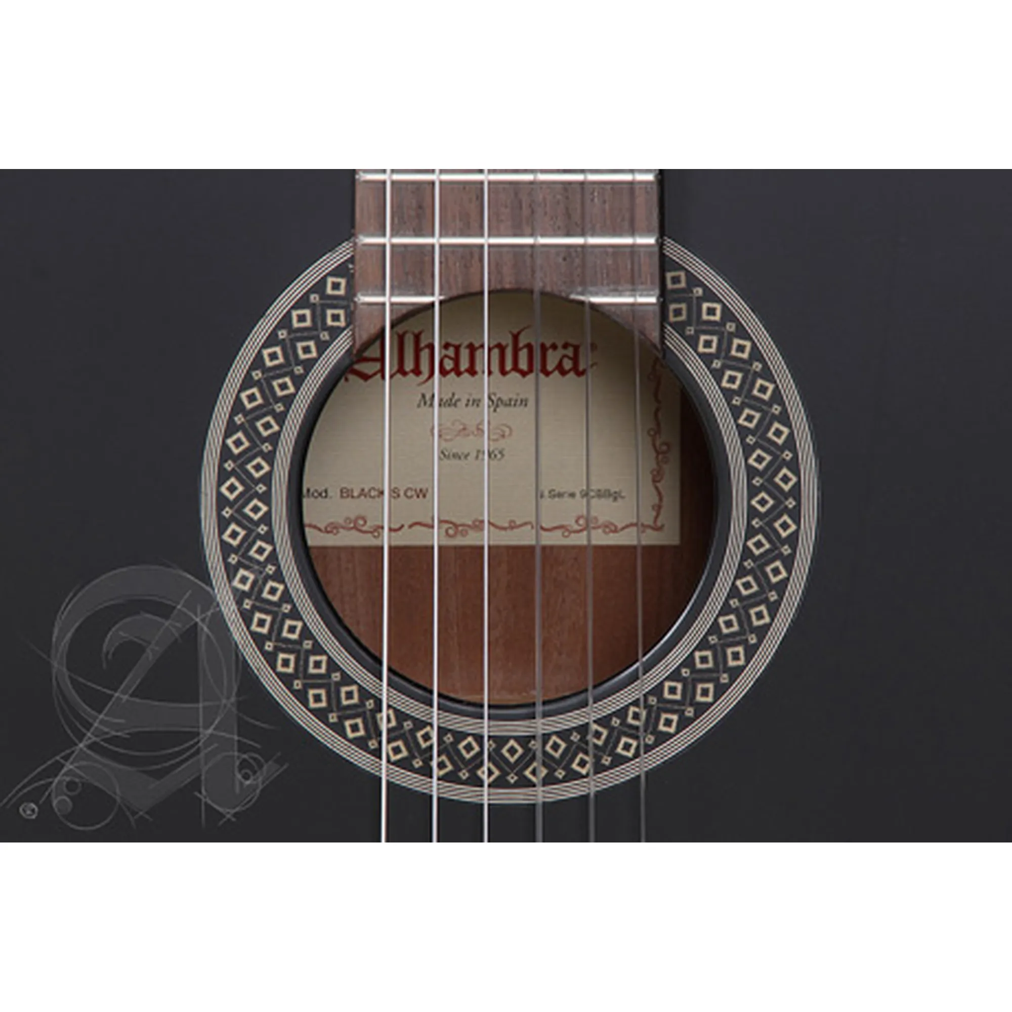 Alhambra Black Satin CW EZ mit Gigbag