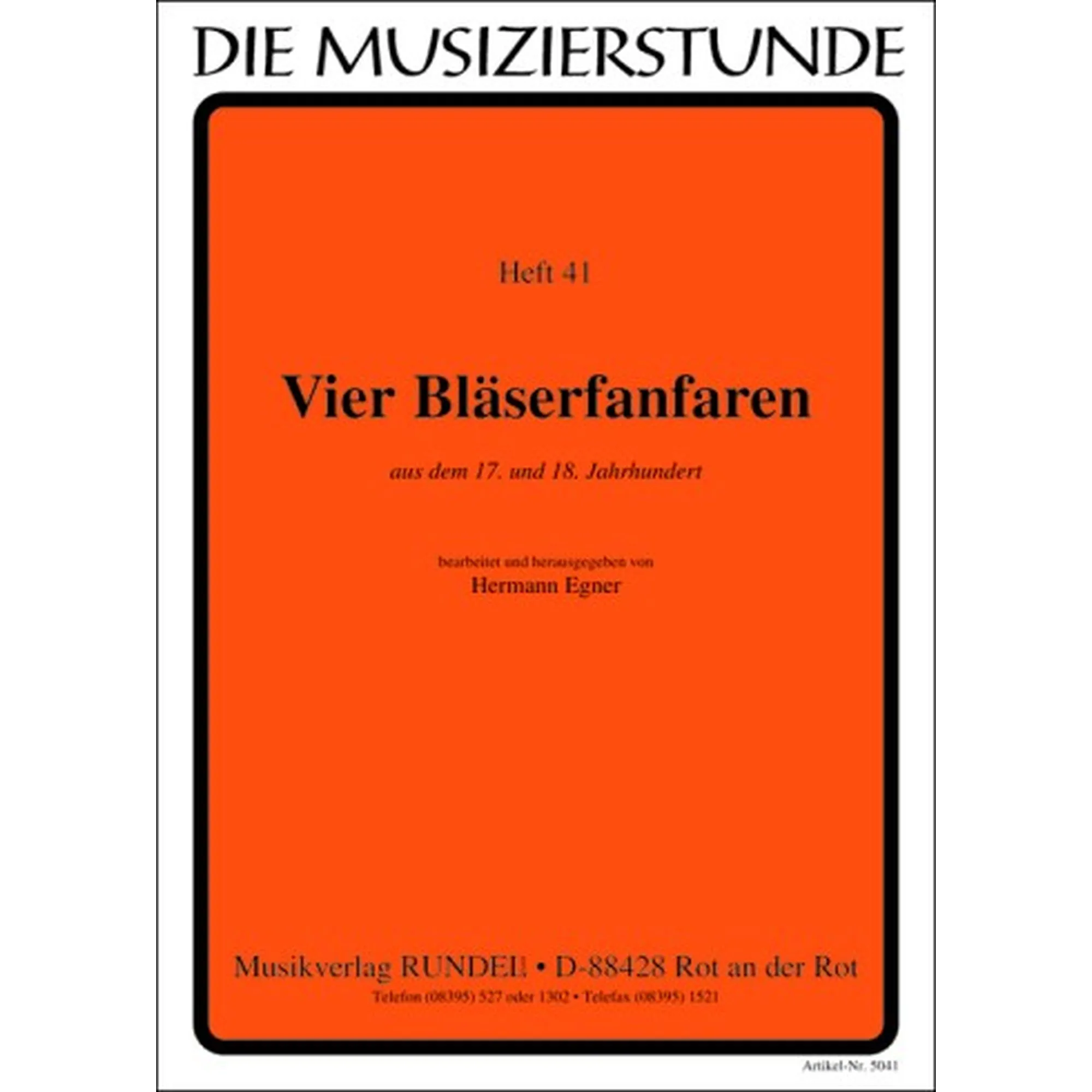 Vier Bläserfanfaren