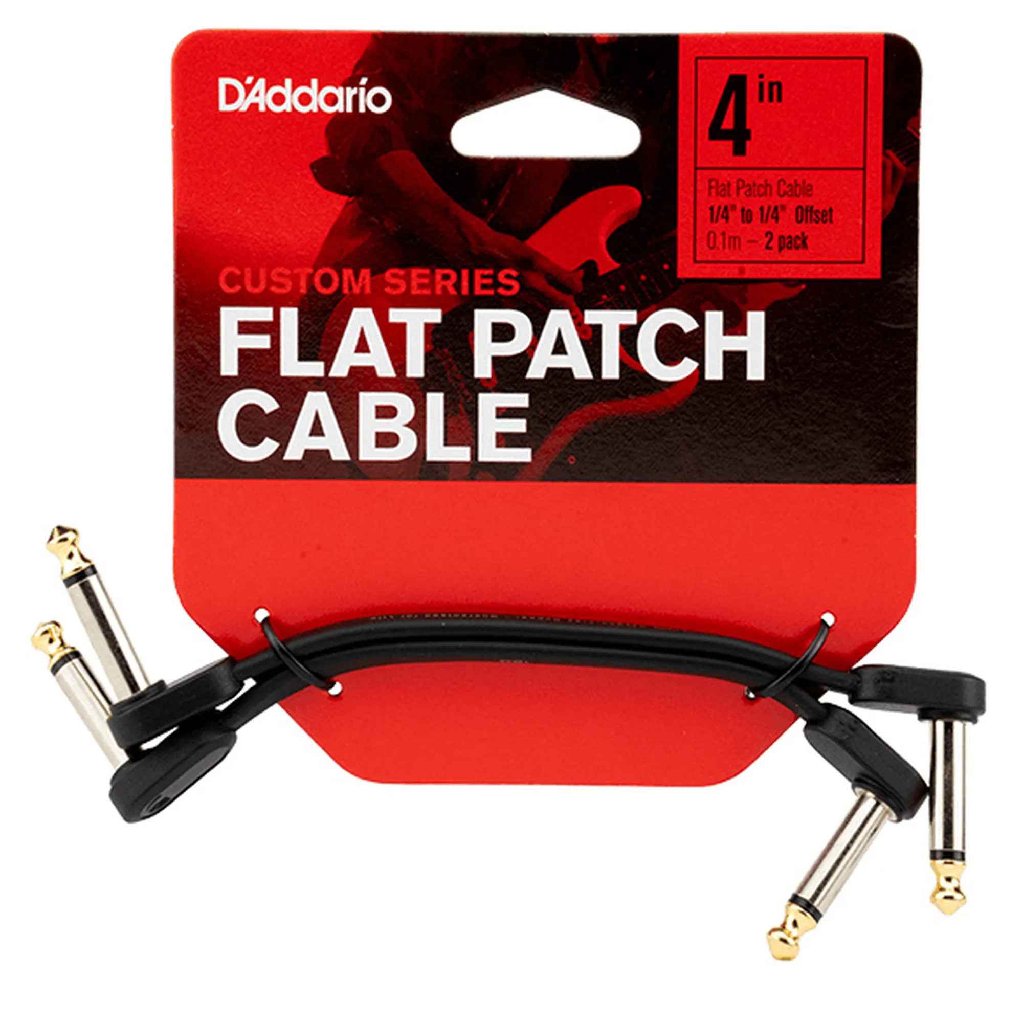 D'Addario PW-FPRR-2040S Flat Patch Offset