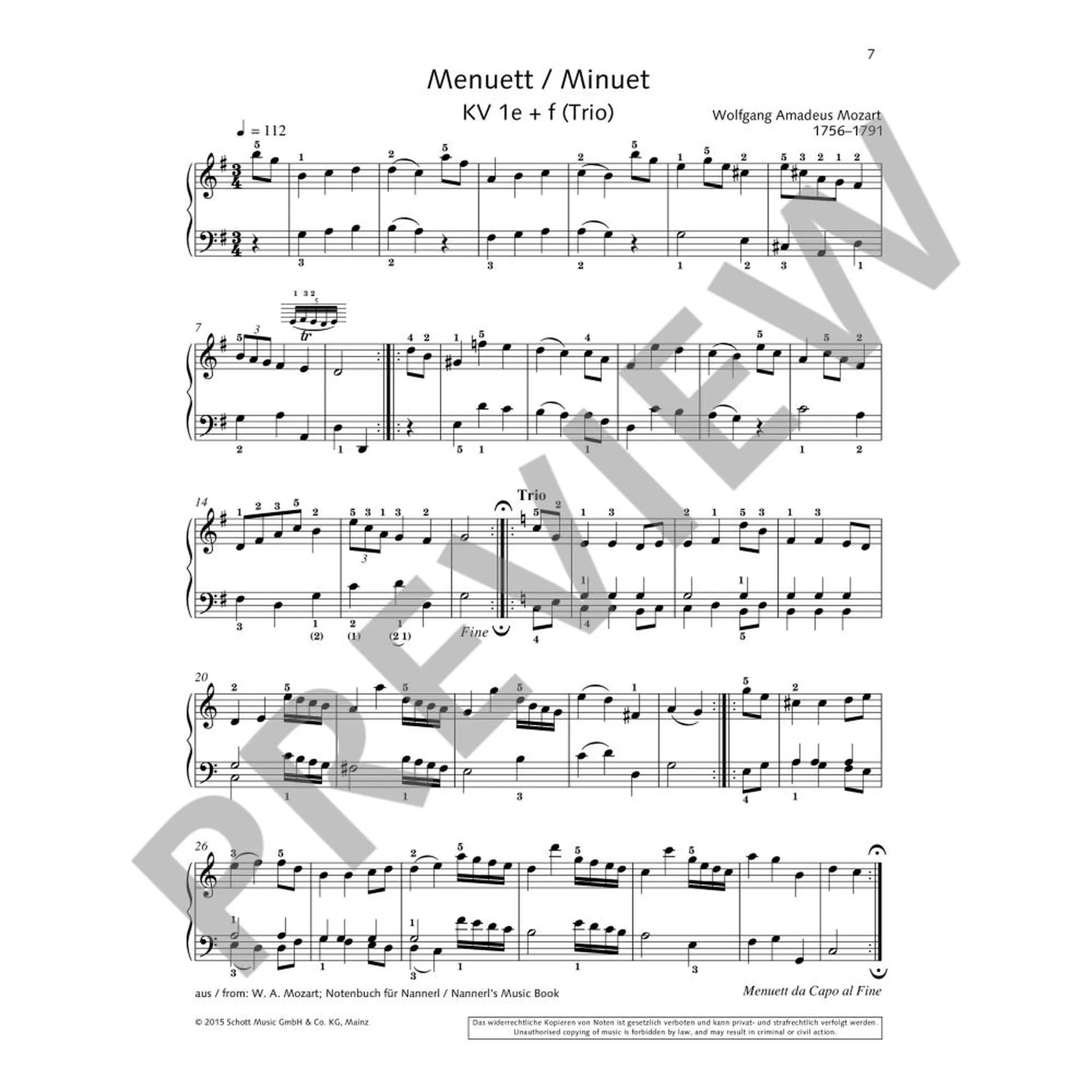 Mein erster Mozart