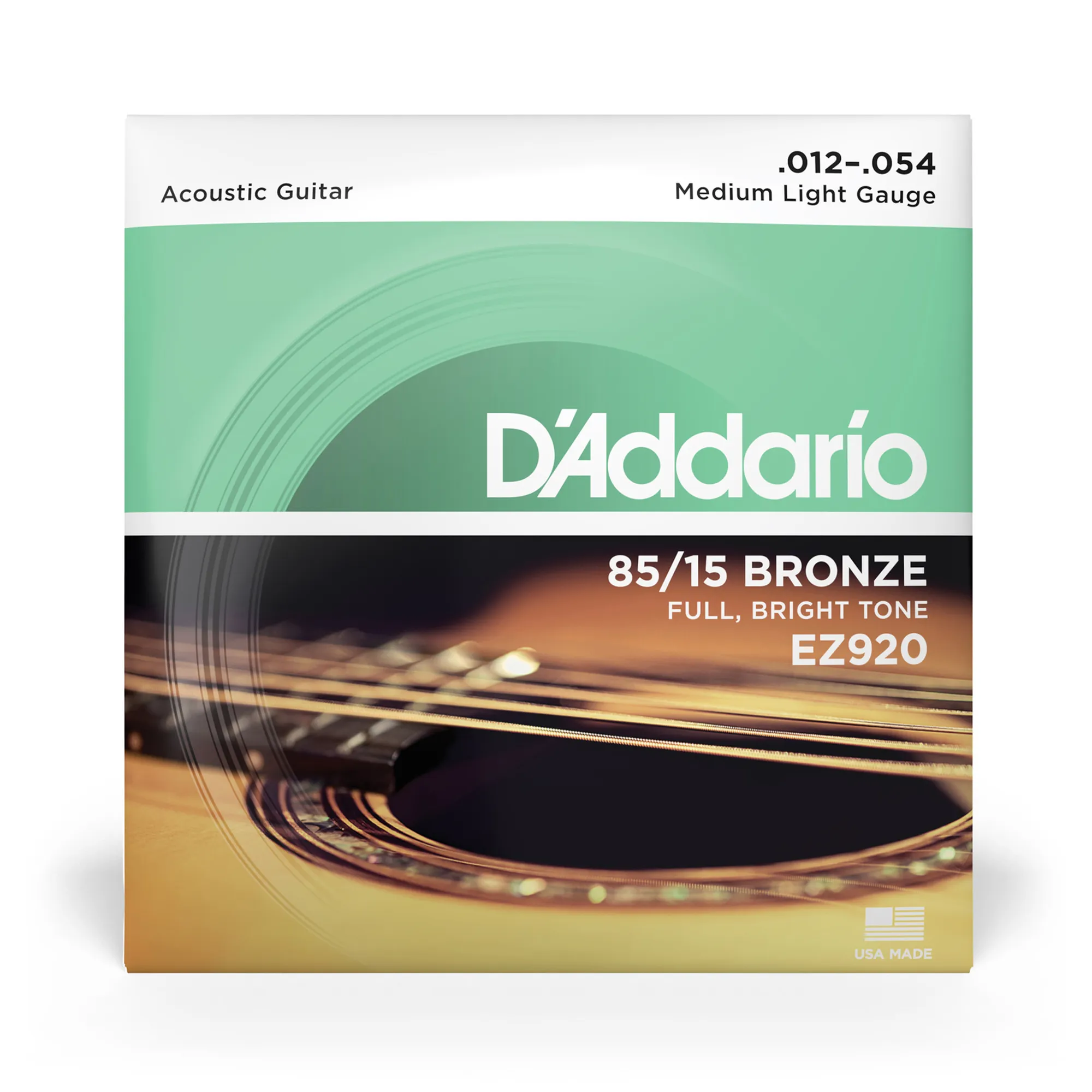D´Addario EZ920 Great American Bronze Medium Light
