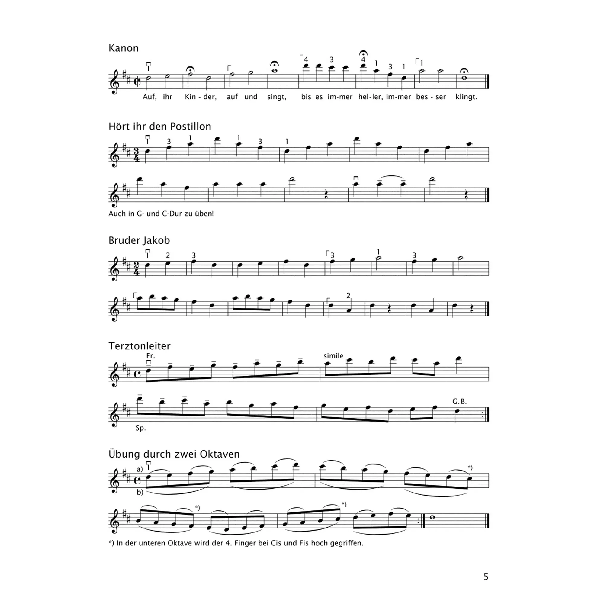 Sassmannshaus - Früher Anfang auf der Geige 4