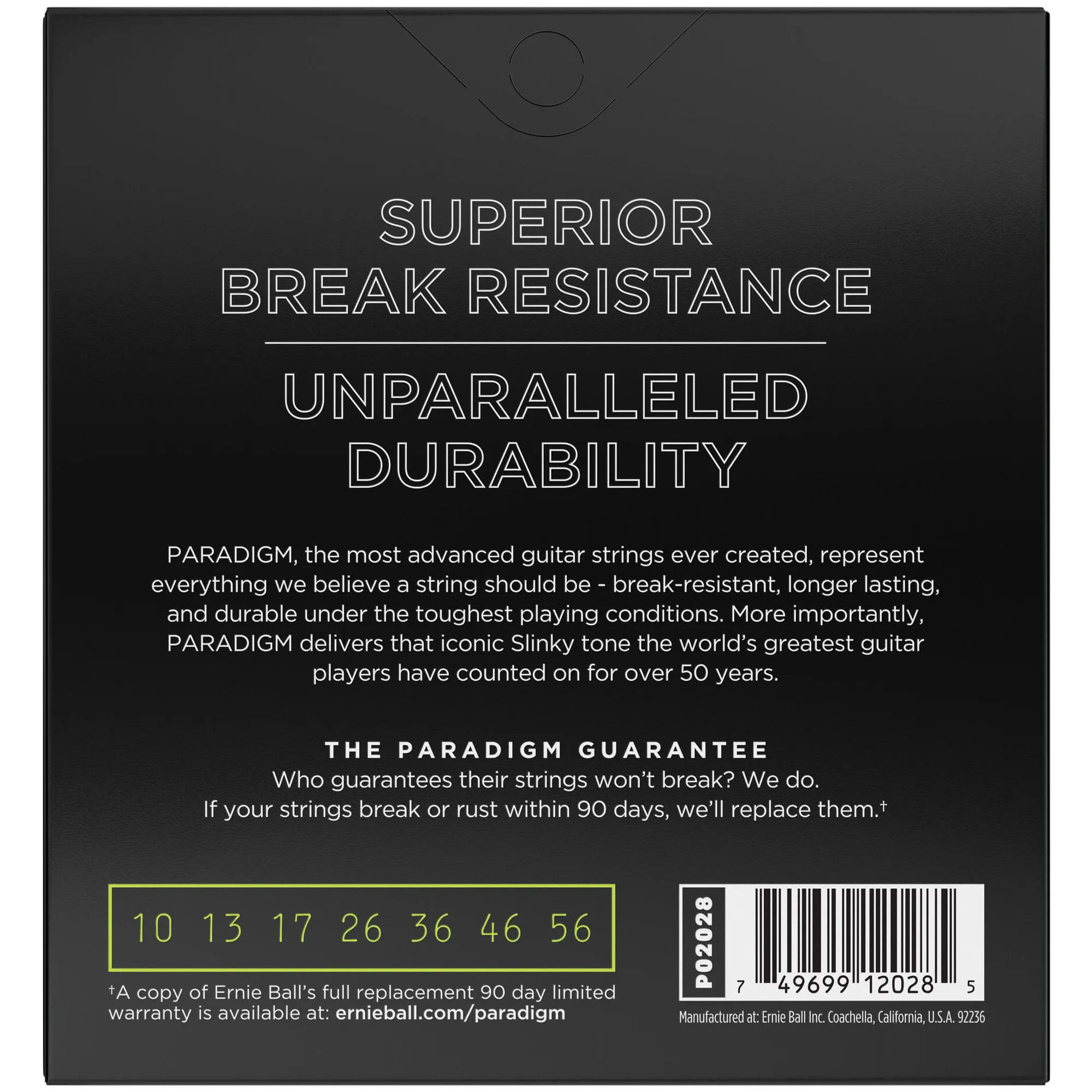 Ernie Ball E2028 Paradigm Regular 7-String