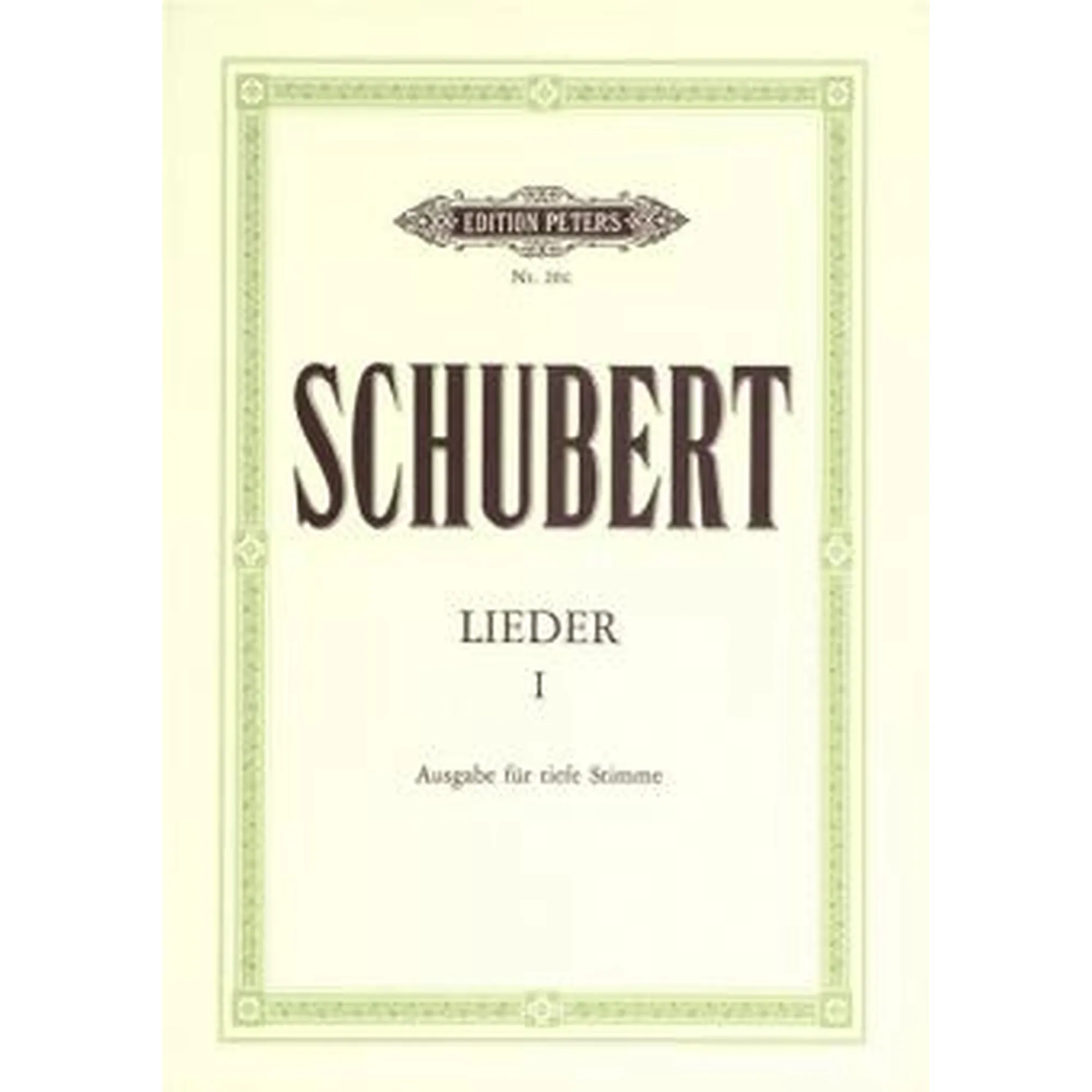 Schubert Lieder Band 1 tief