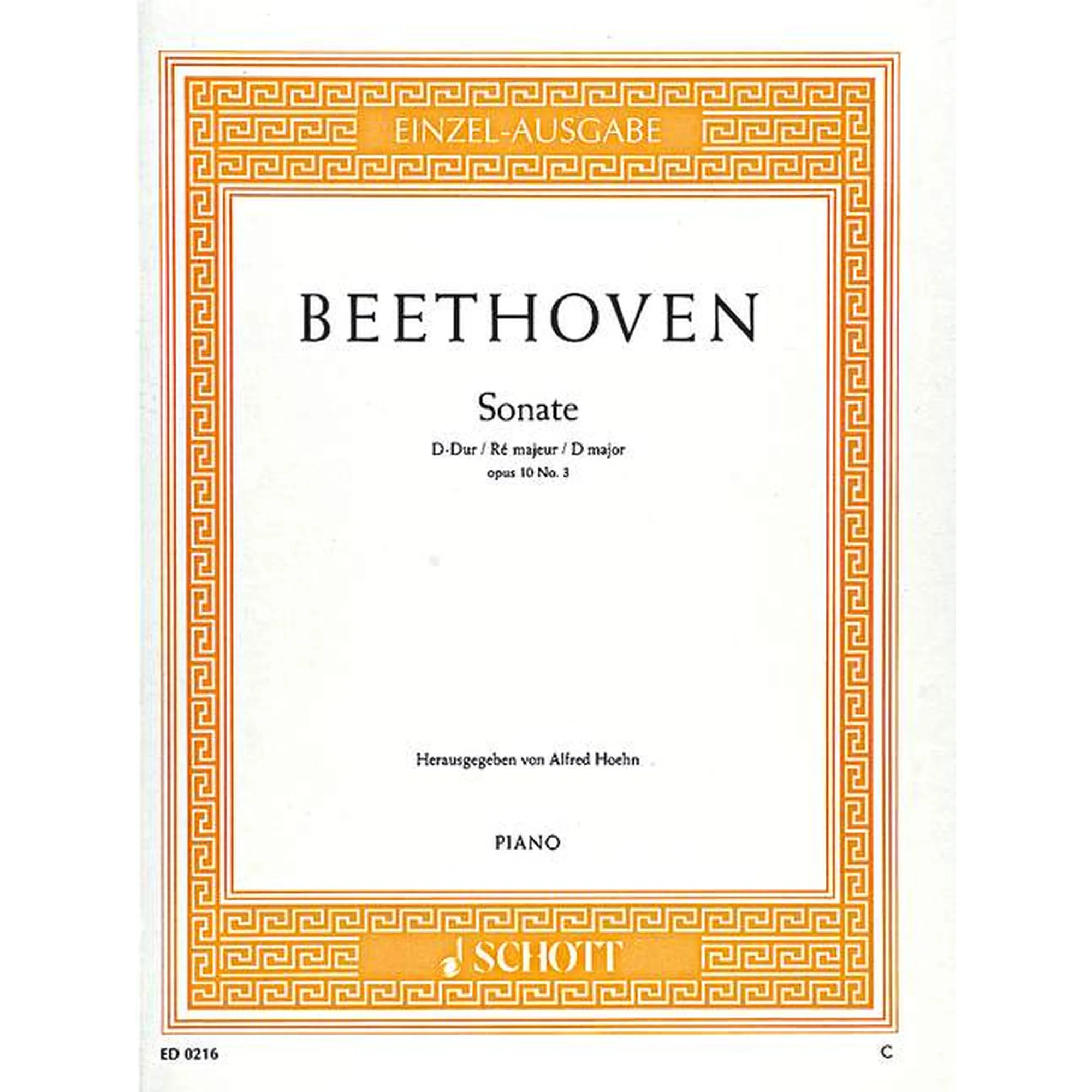Sonate 7 D-Dur op 10/3