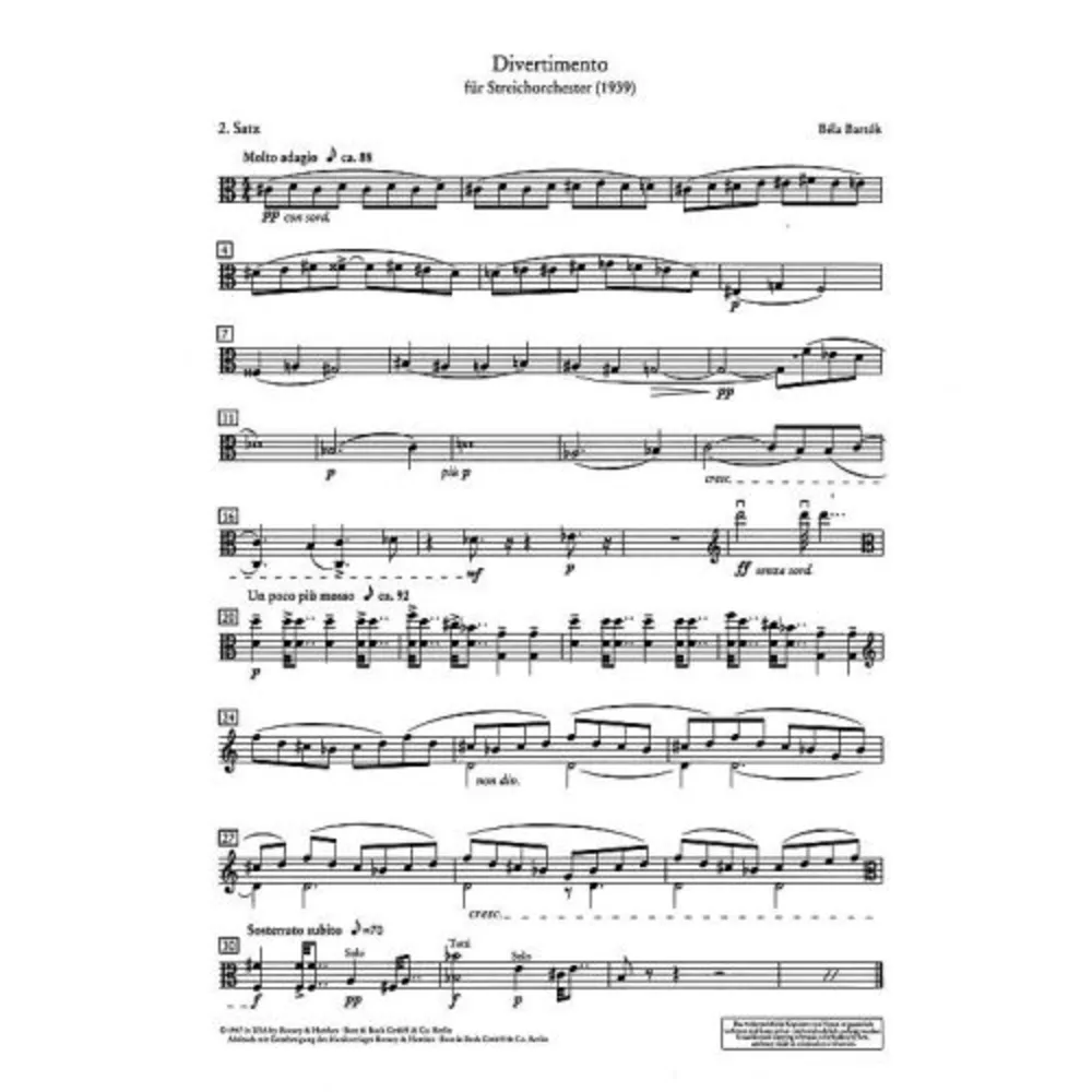 ORCHESTER PROBESPIEL Viola