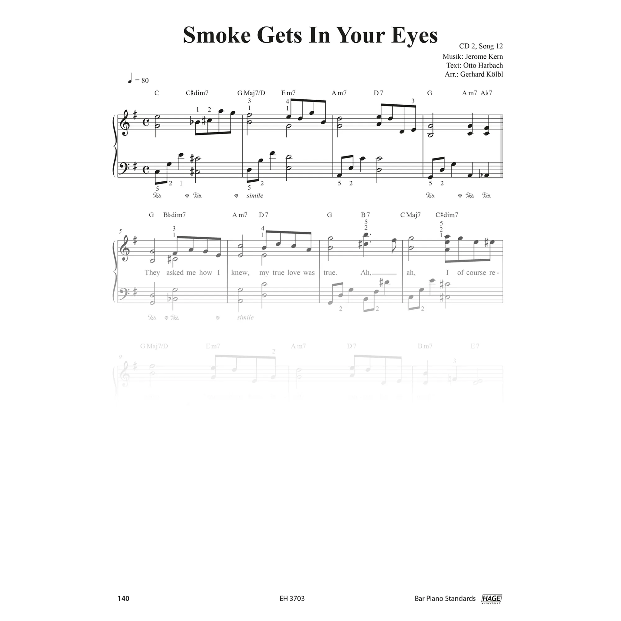 Bar Piano Standards