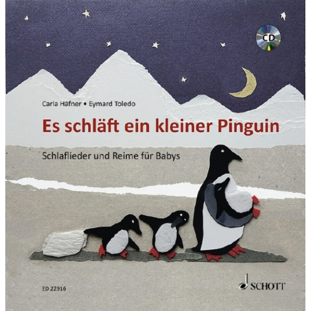 Es schläft ein kleiner Pinguin