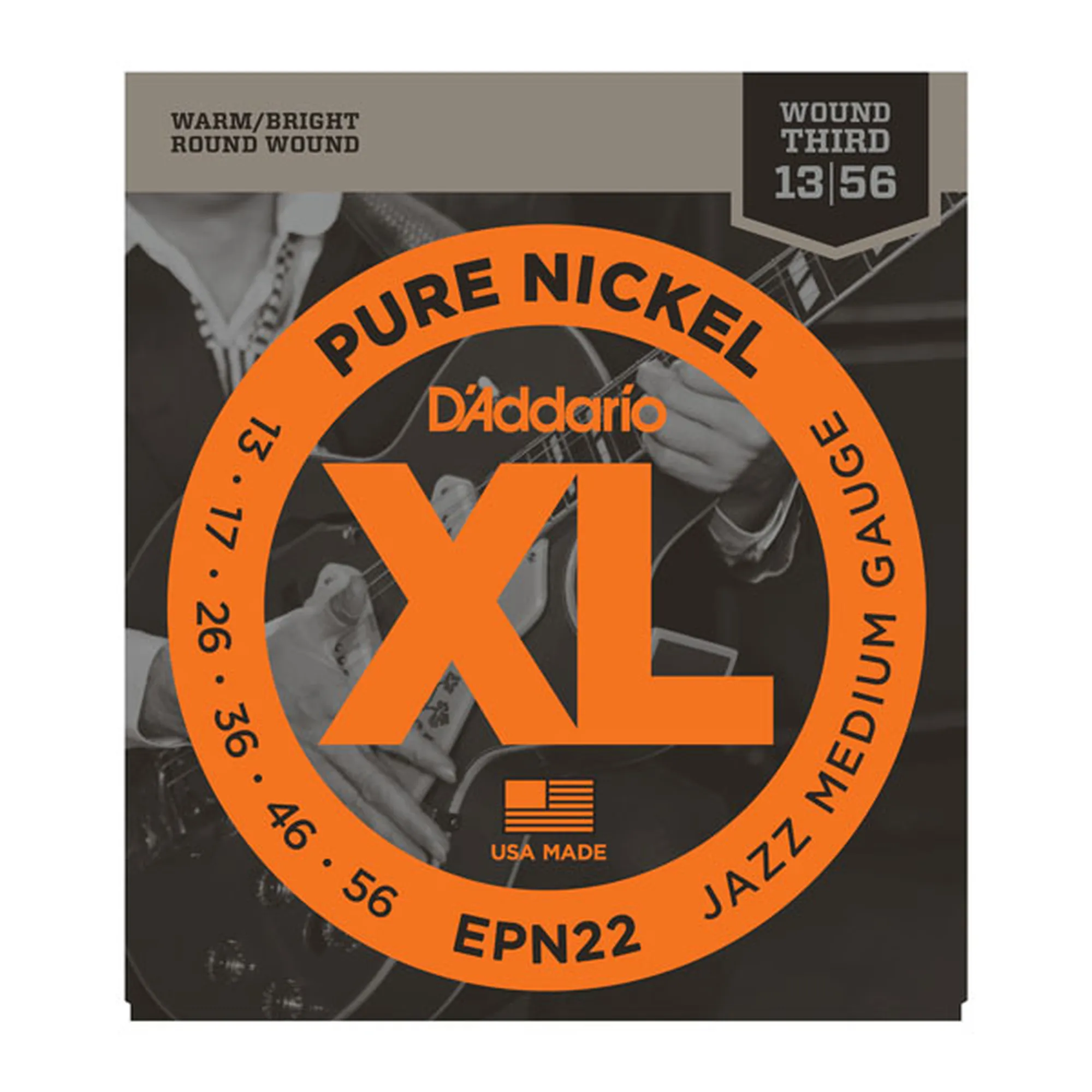 D´Addario EPN22 Pure Nickel Jazz Medium