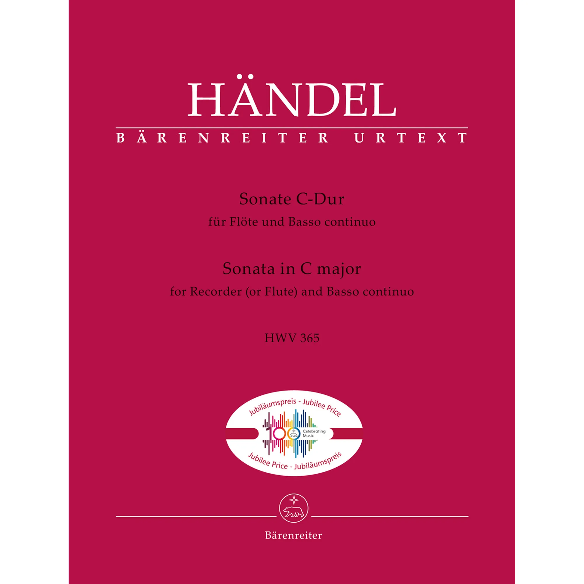Sonate C-Dur HWV 365