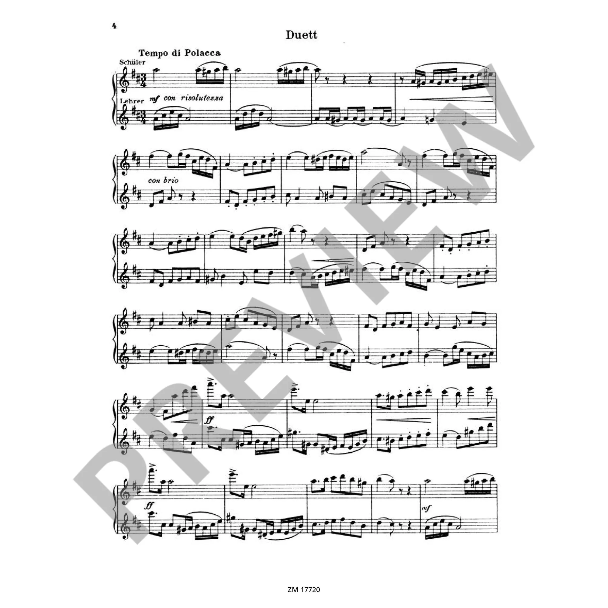 20 leichte und melodische Lektionen op. 93, Heft 2