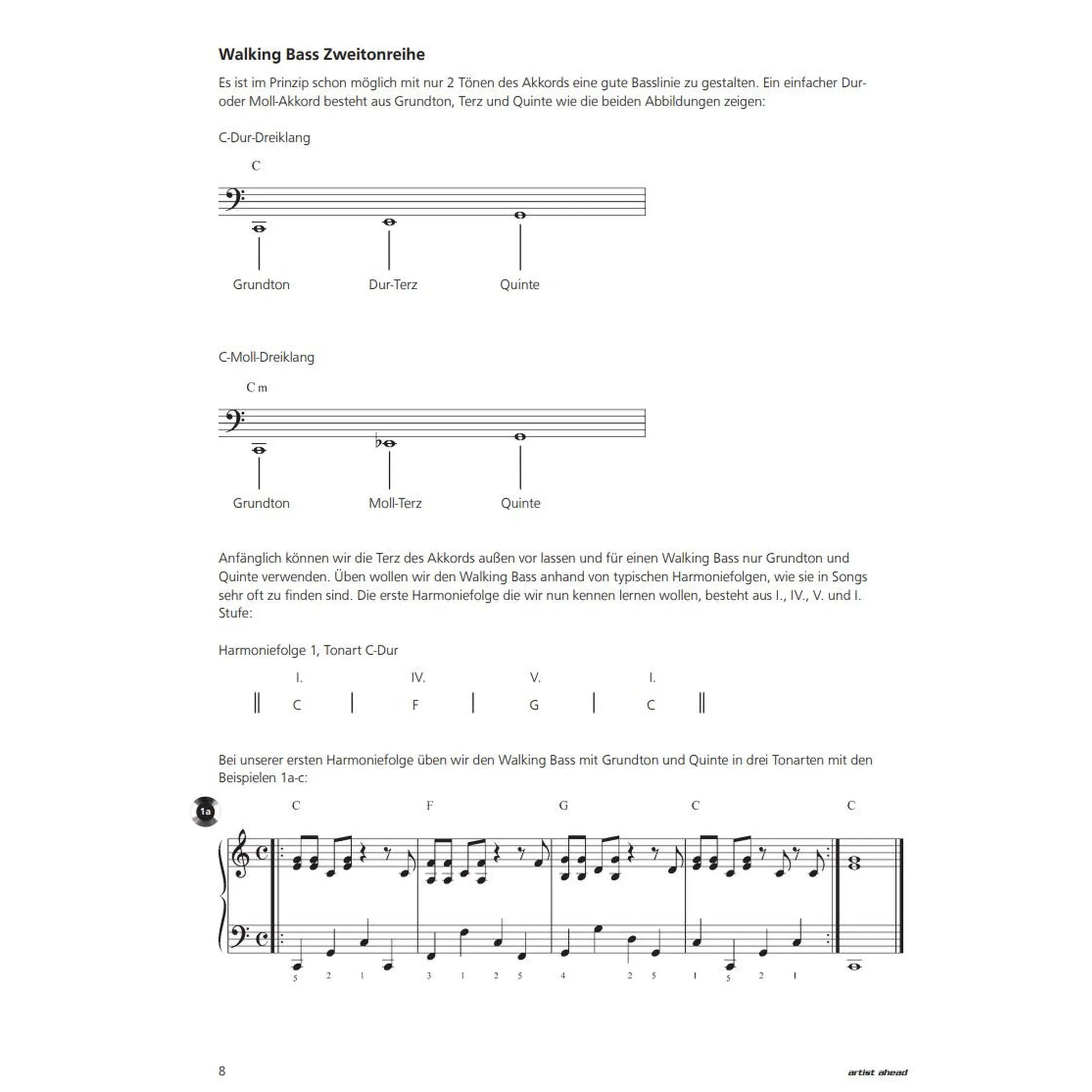 Walking Bass for Piano