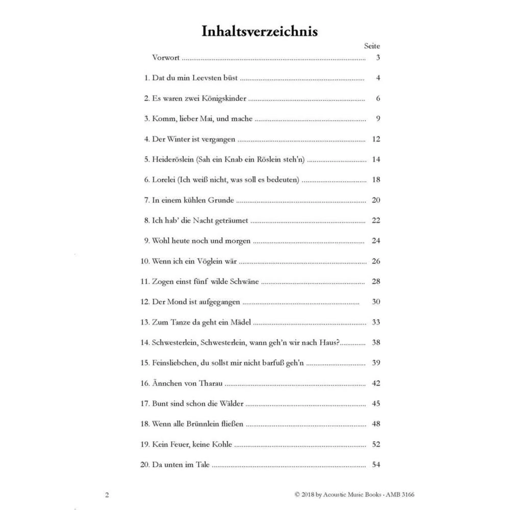 Deutsche Volkslieder für Fingerstyle Guitar