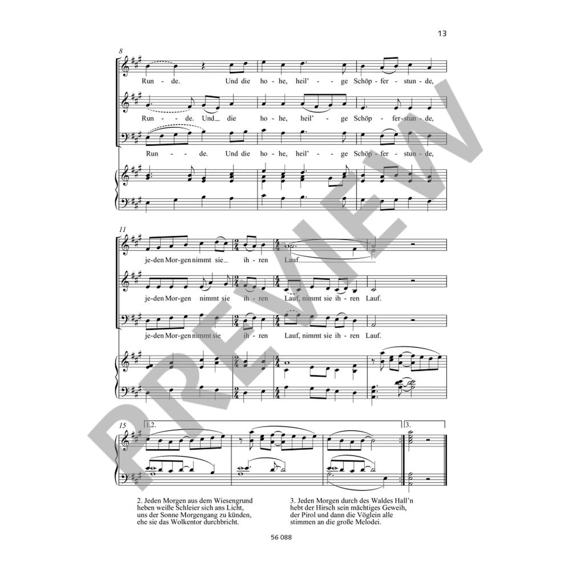 Chor zu dritt Band 4 - Kein schöner Land