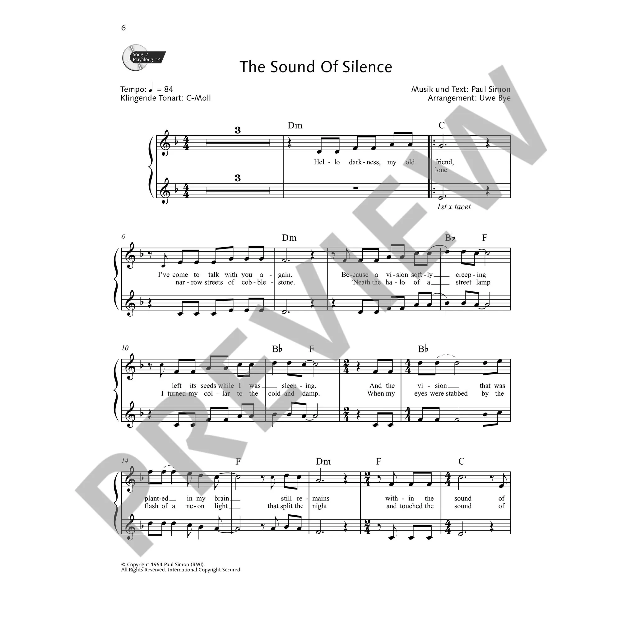 Pop for Clarinet 2