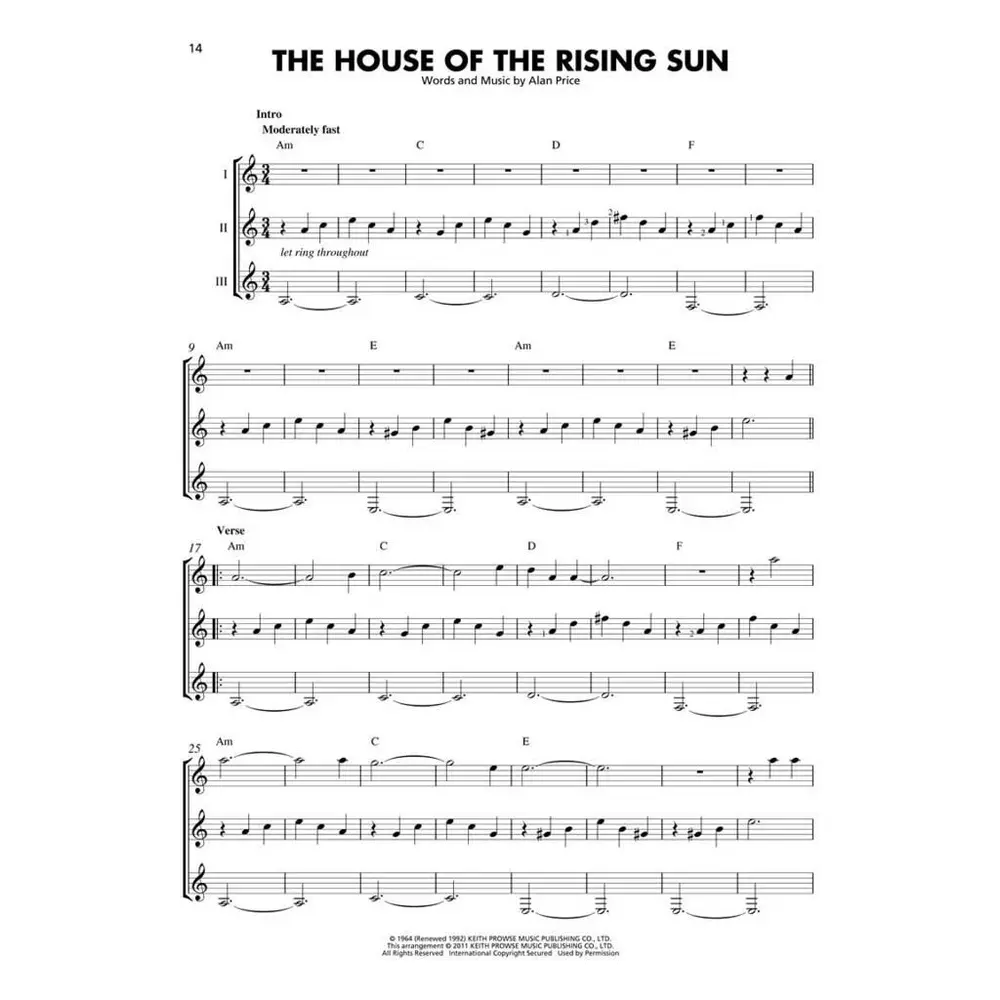 Easy Pop Songs - Essential Elements Guitar Ensembles
