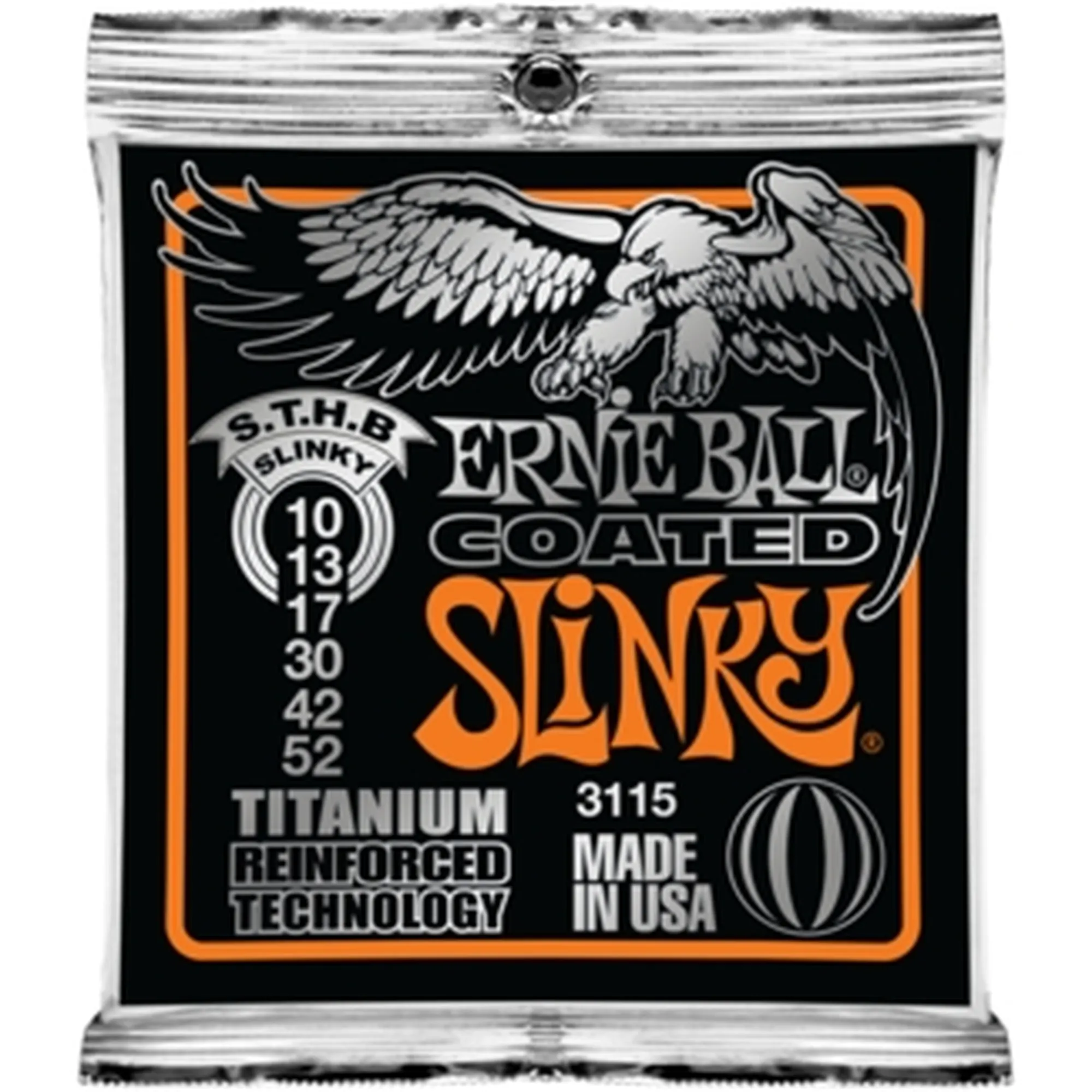 Ernie Ball EB3115 Skinny Top Slinky Titanium