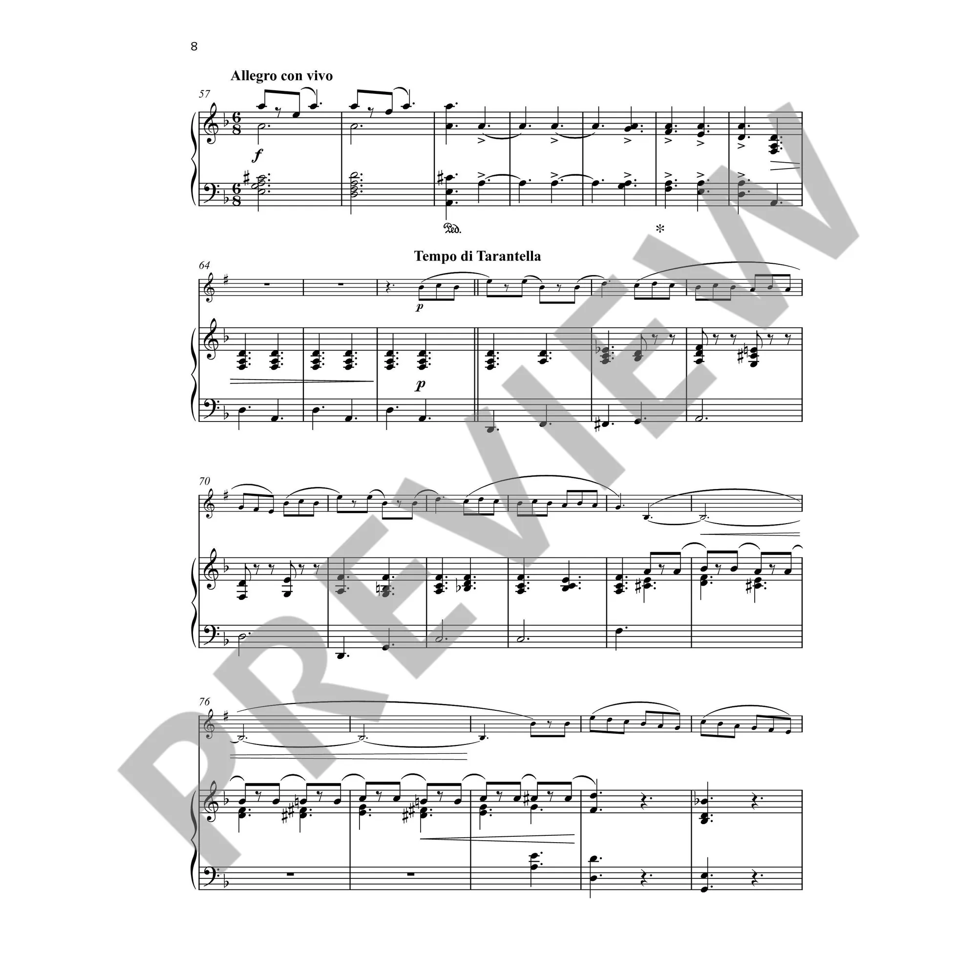 Andante und Tarantella
