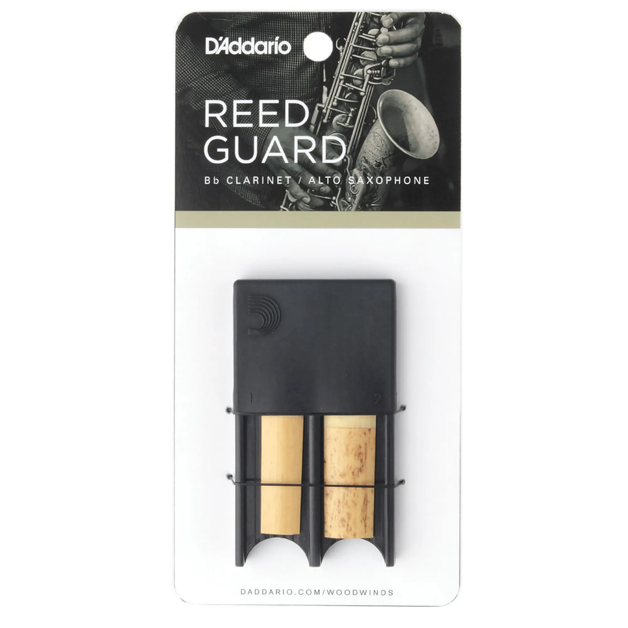 D'Addario Woodwinds Reedguard IV Klar./Alt-Sax schwarz