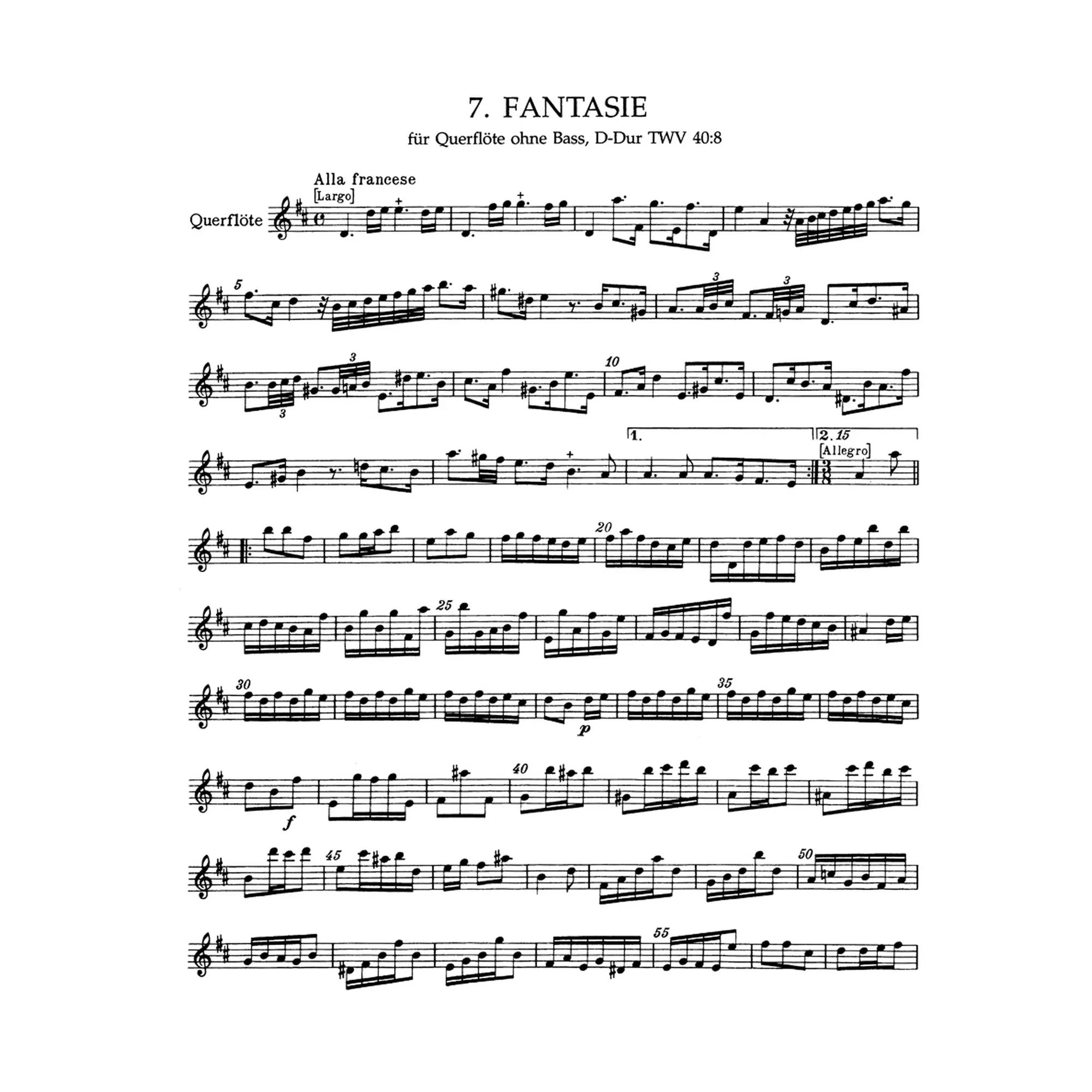 12 Fantasien TWV40:2-13
