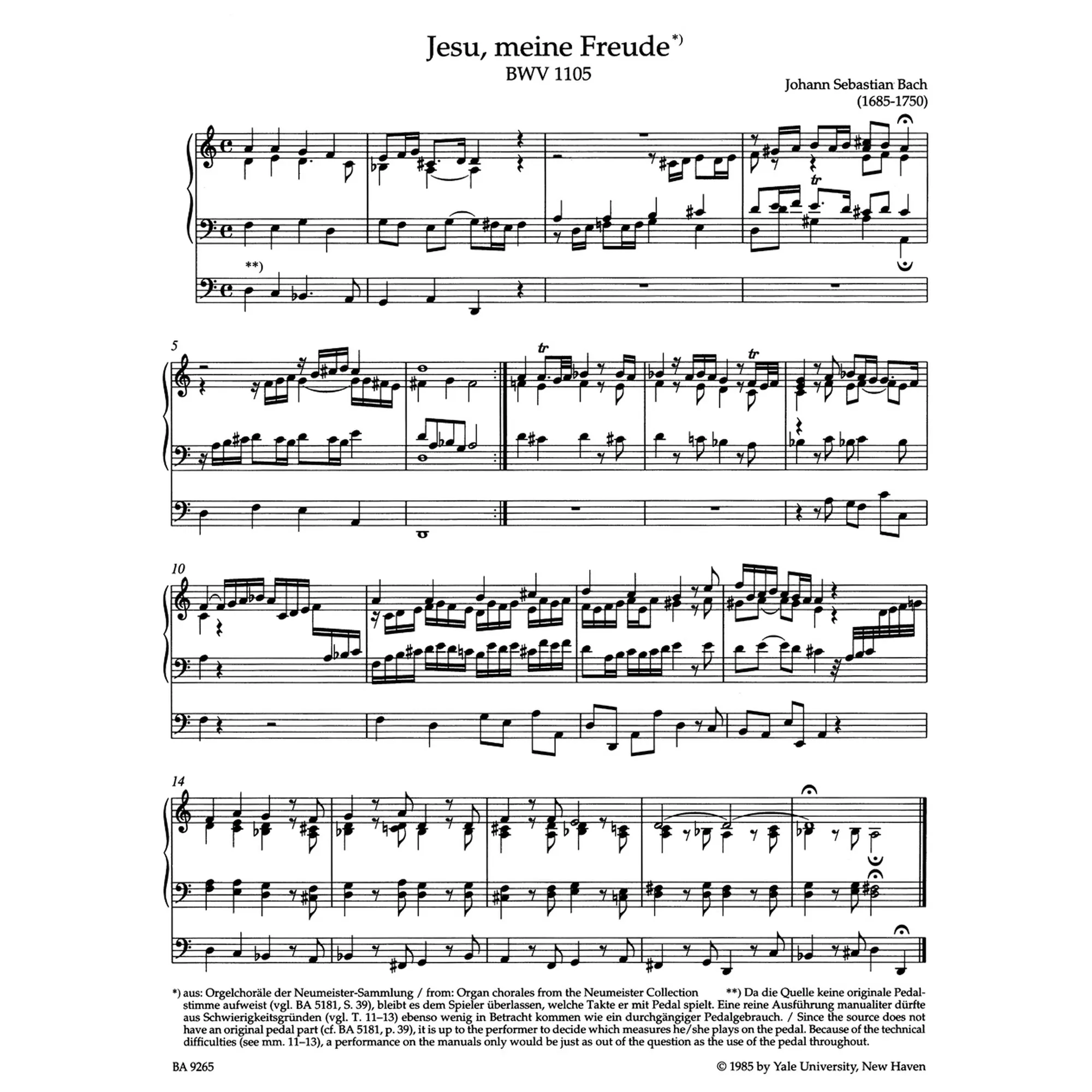 Orgelmusik zum Abendmahl