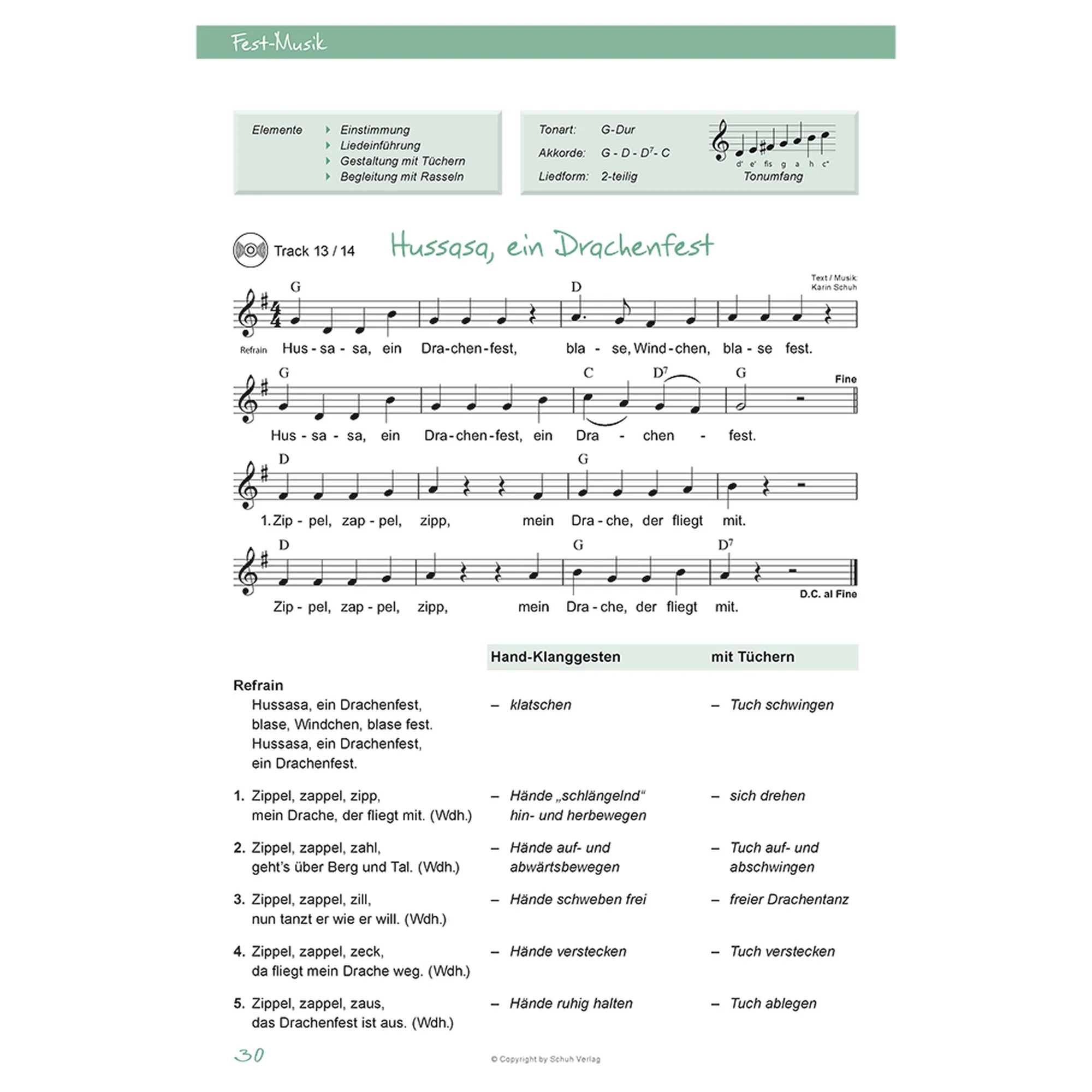Fest-Musik im Kindergarten