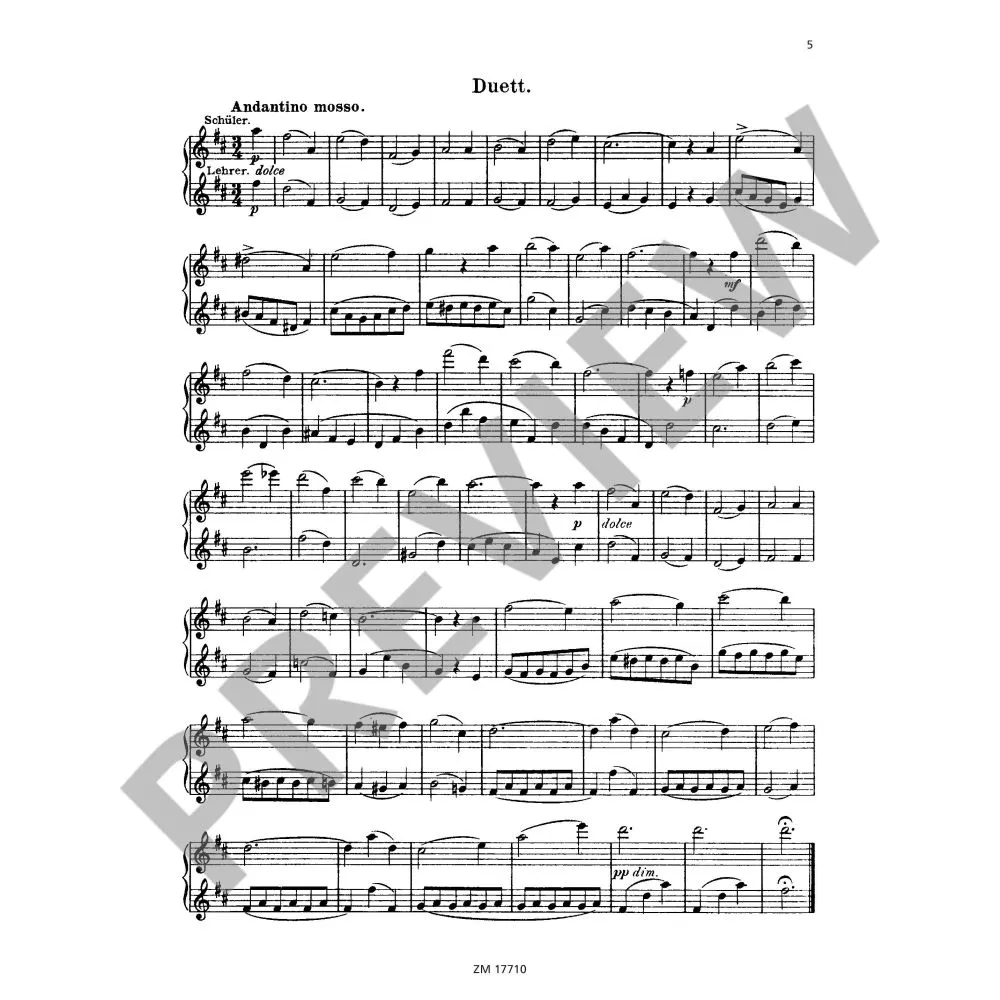 20 leichte und melodische Lektionen op.93 Heft 1