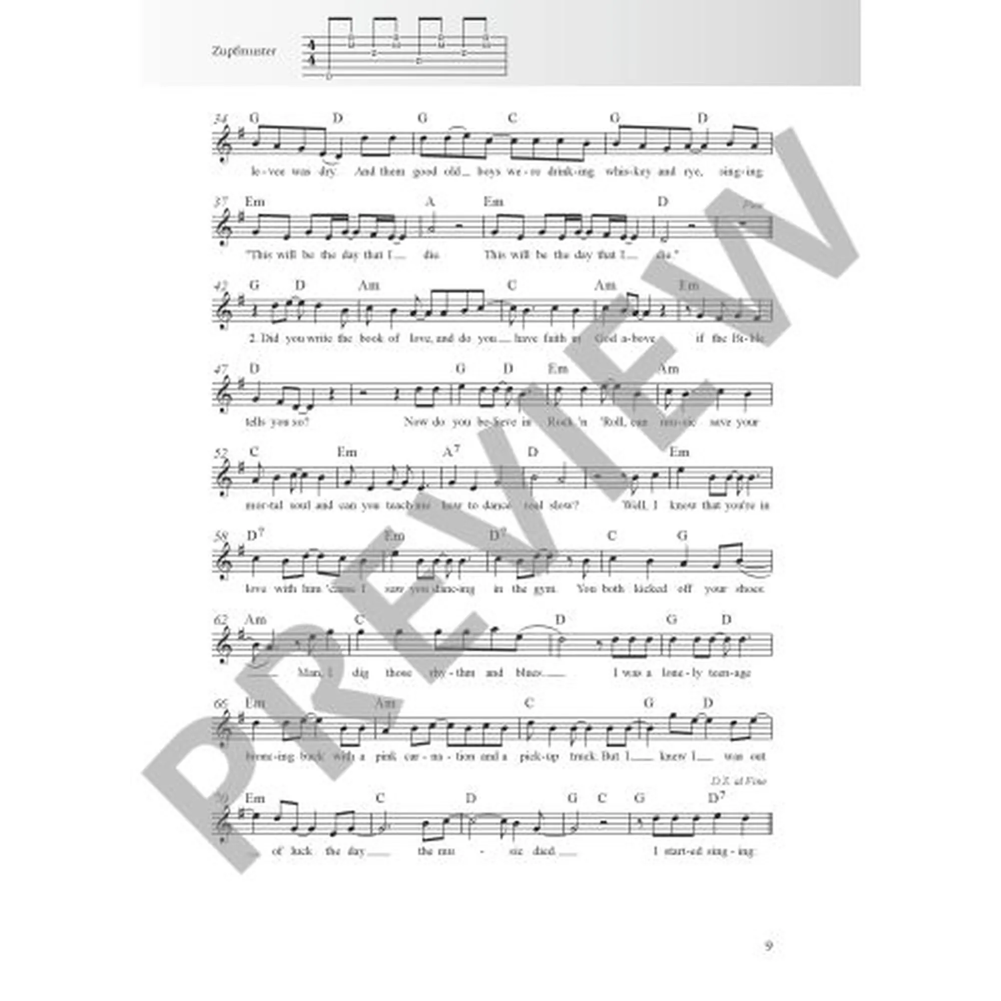 Das Rock & Pop Fetenbuch für Jung und Alt für Gesang und Gitarre