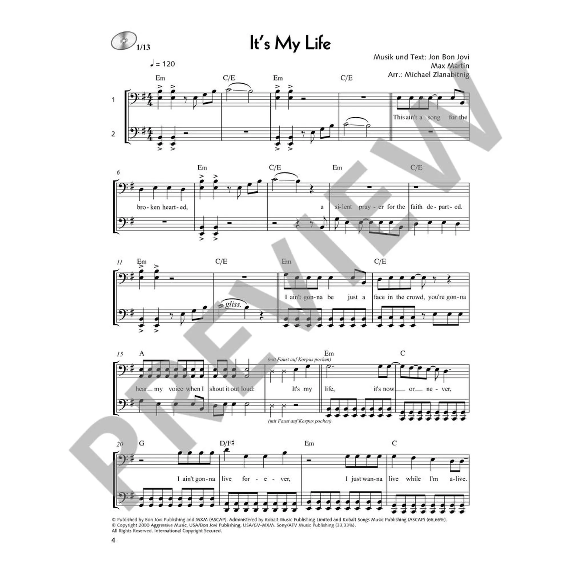 Pop for Cello Band 5