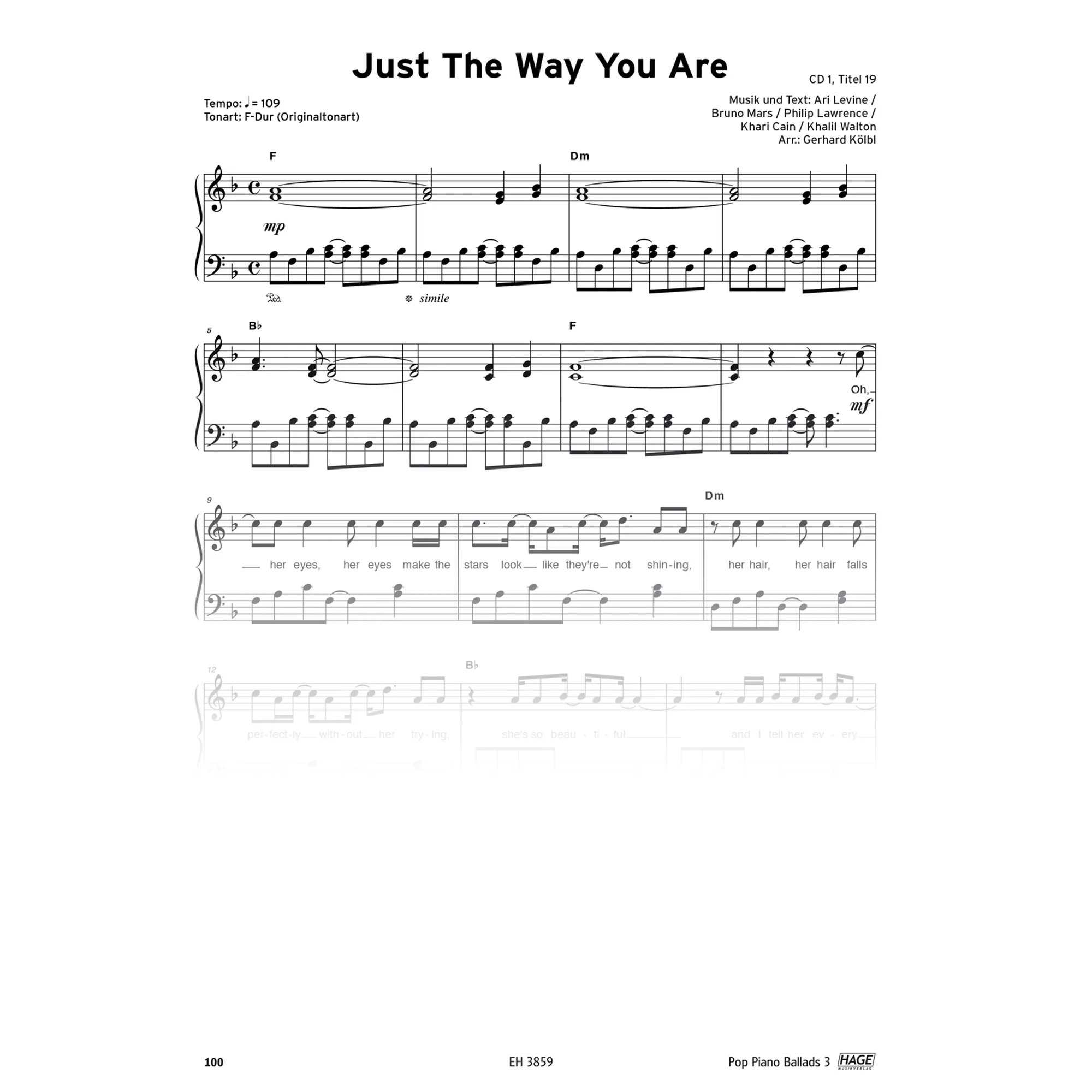 Pop Piano Ballads 3
