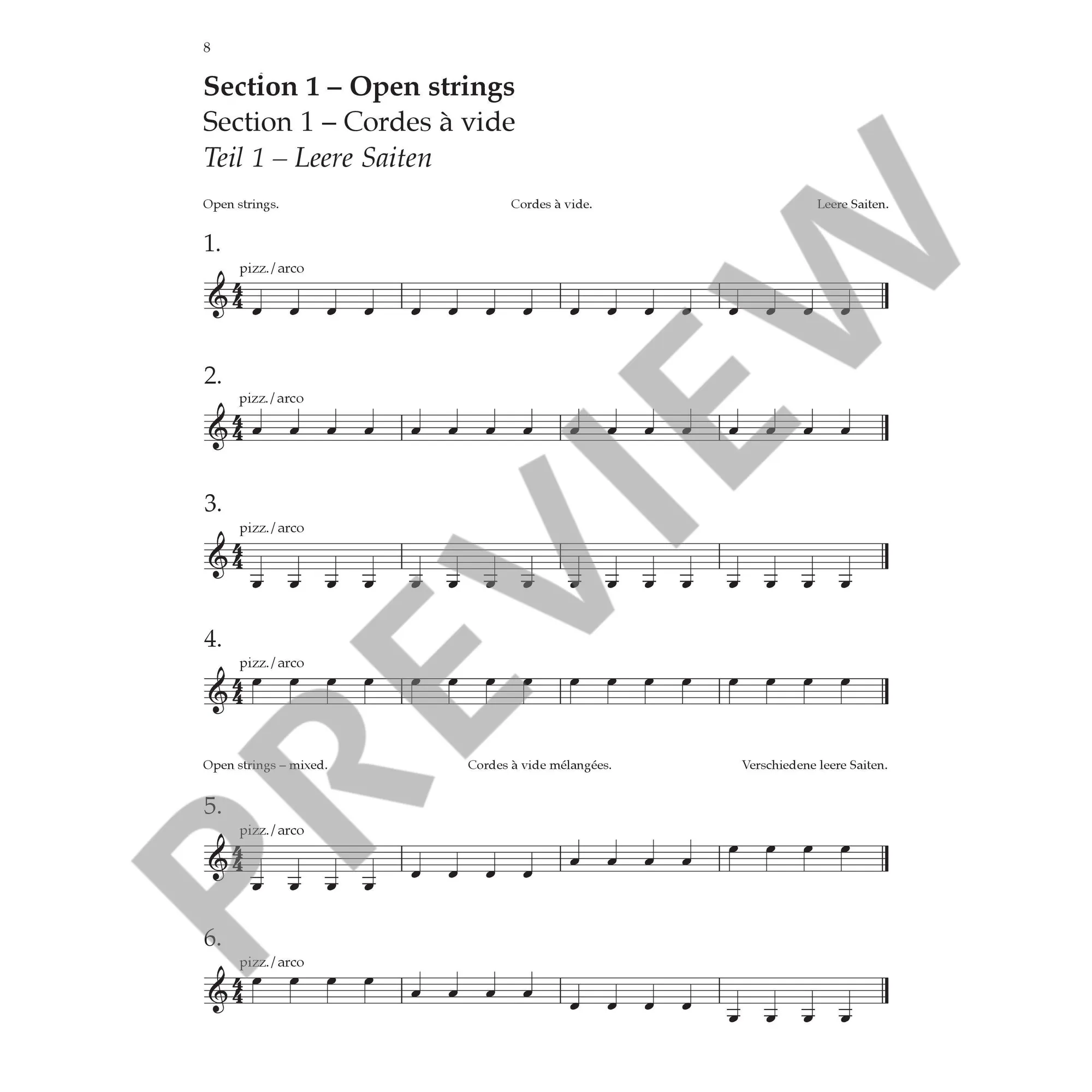 Violin Sight Reading 1