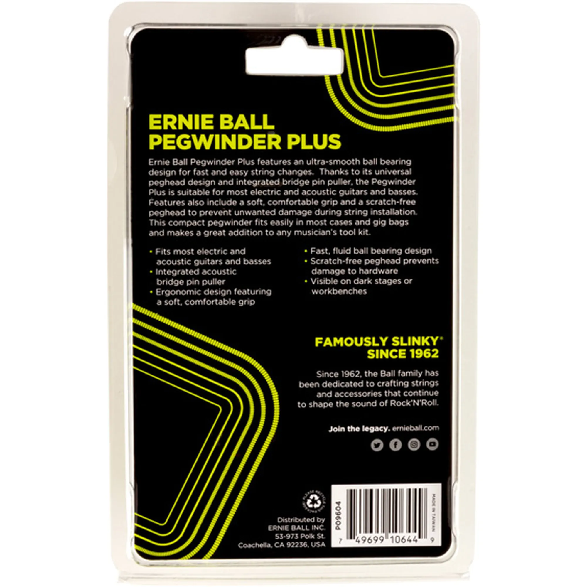Ernie Ball EB9604 Pegwinder Plus