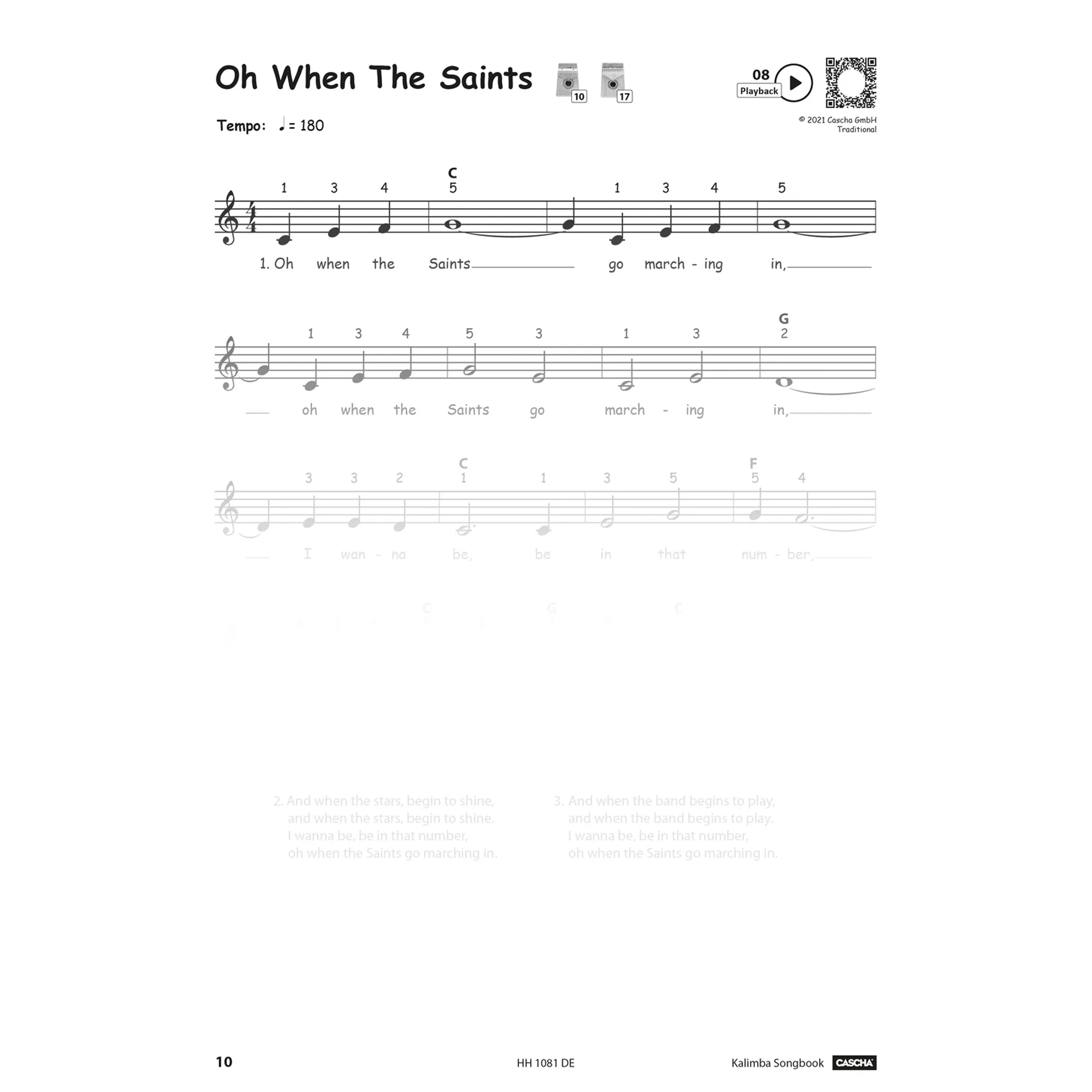Kalimba Songbook