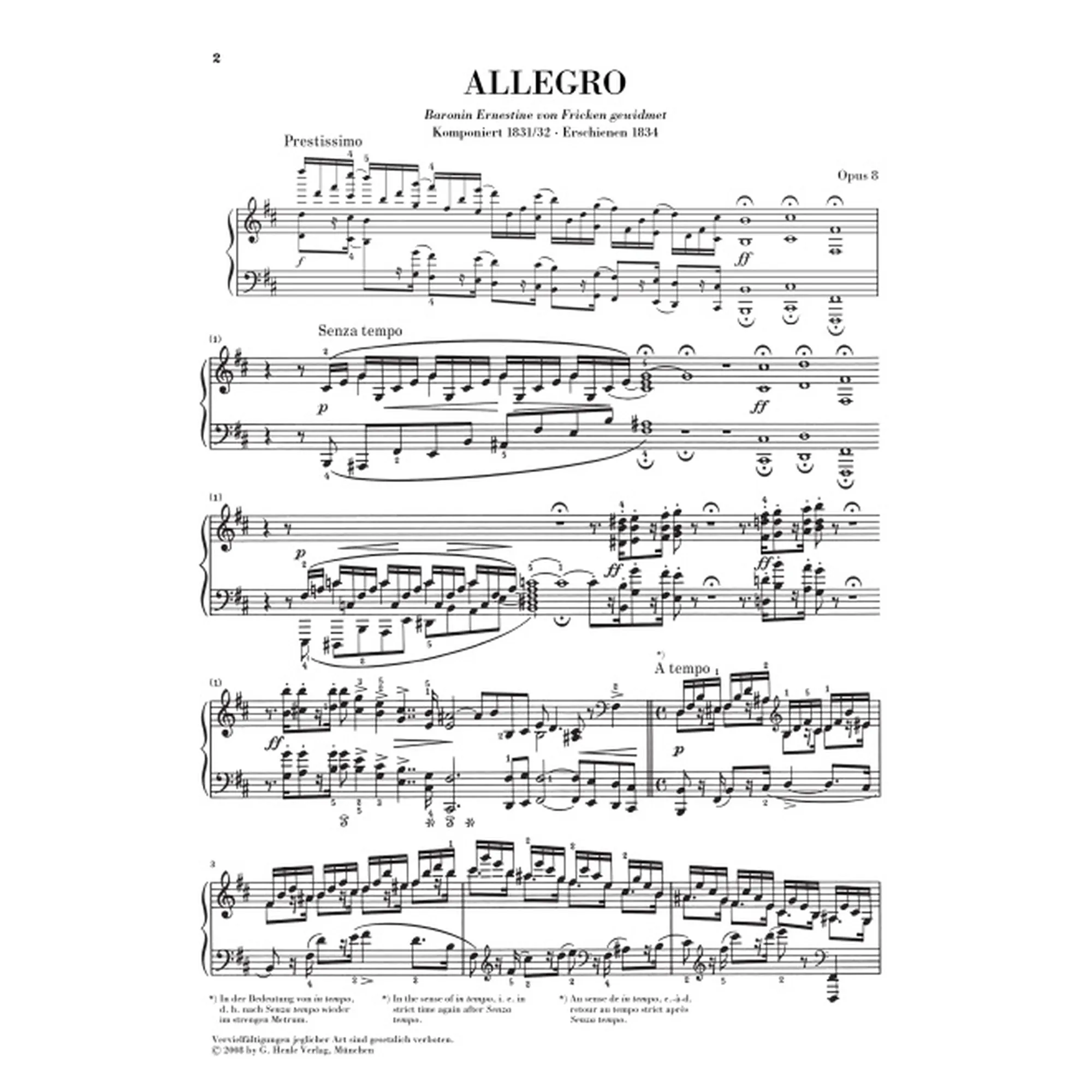 Schumann, Sämtliche Klavierwerke 2