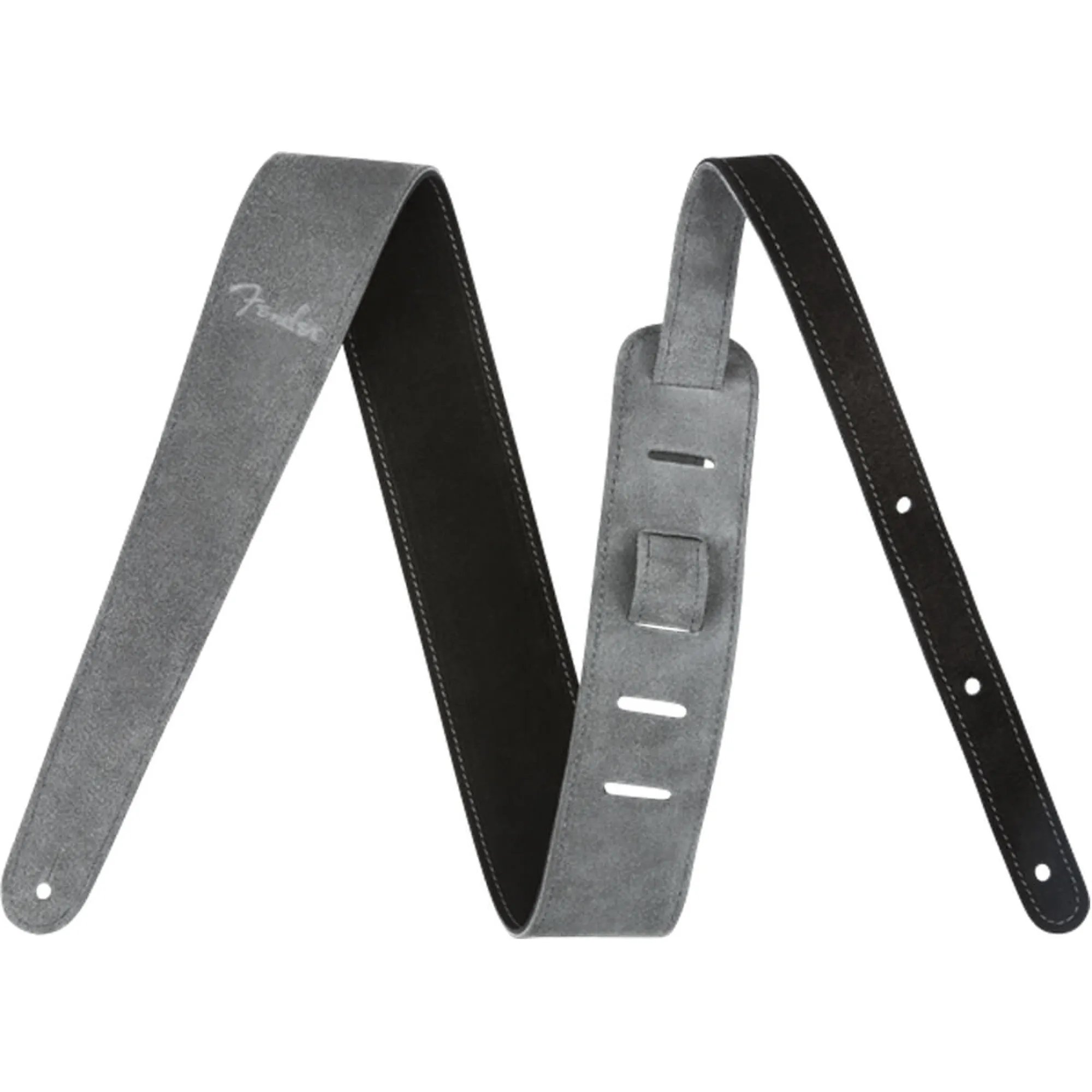 Fender Reversible Suede Strap BLK/GRY