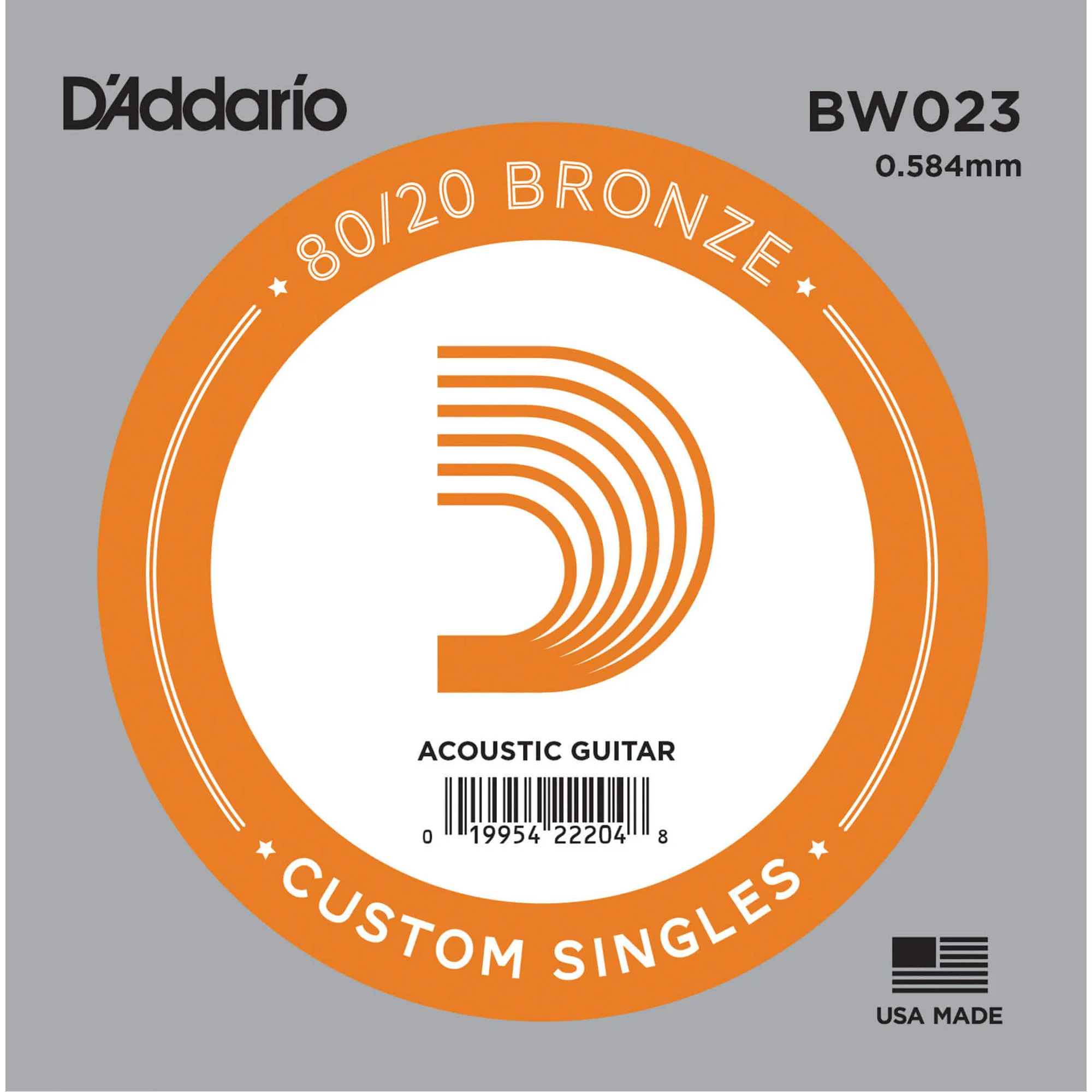 D´Addario BW023 80/20 Bronze