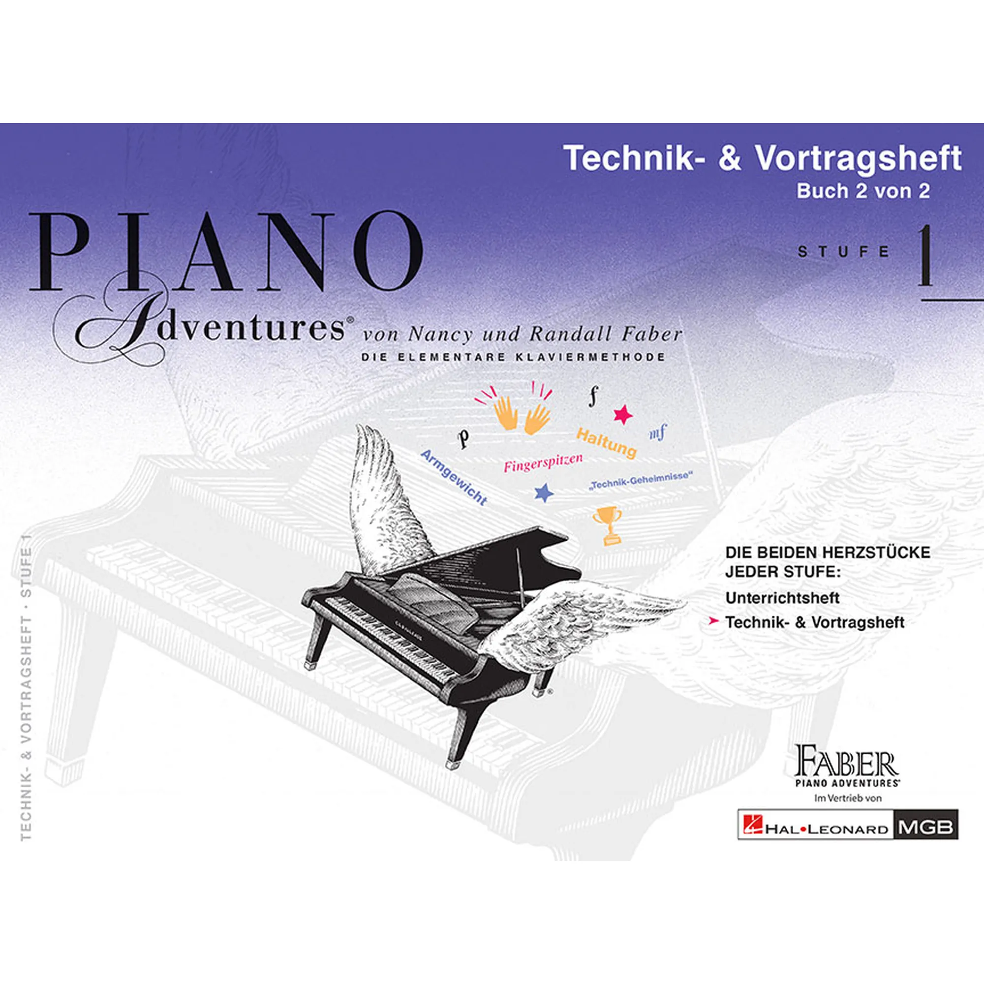 Piano Adventures Stufe 1 - Technik- & Vortragsheft