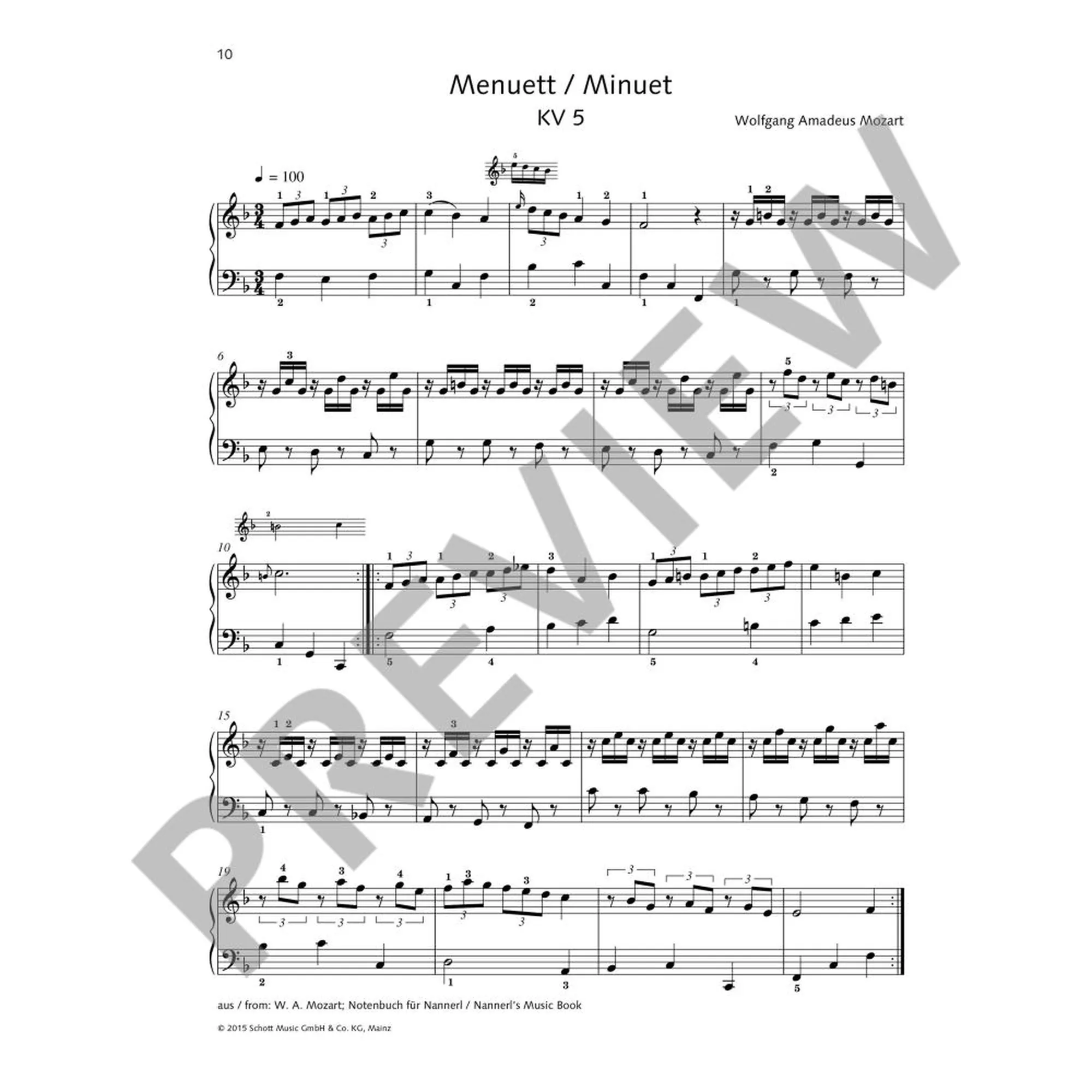 Mein erster Mozart