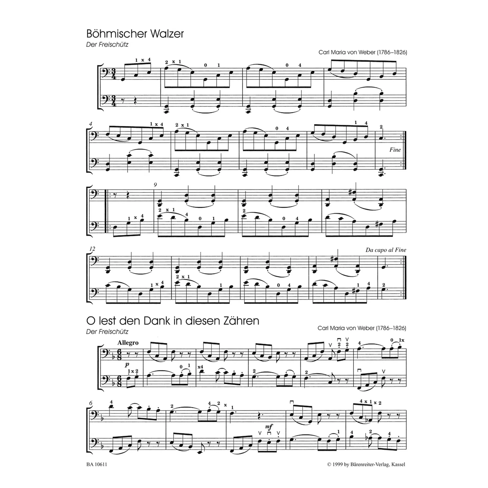Classic Hits - Duette für Cello