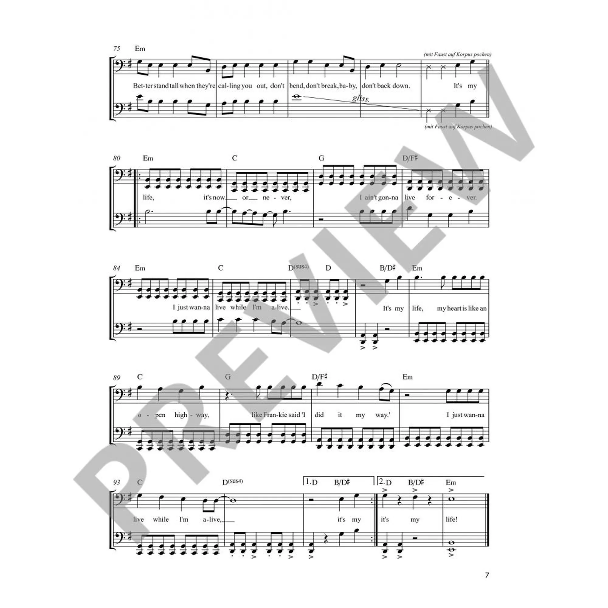 Pop for Cello Band 5