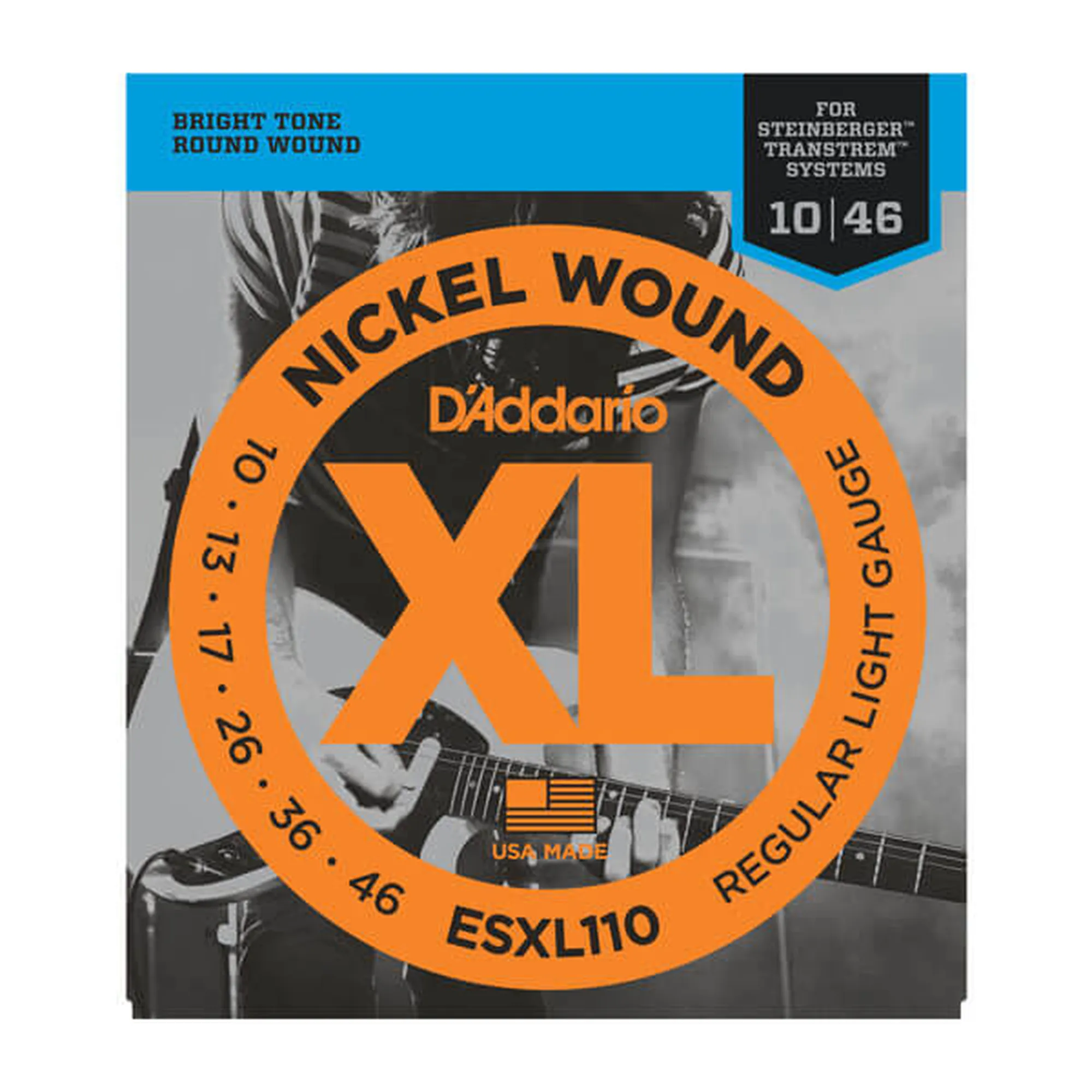D´Addario ESXL110 Regular Light/Double Ball End