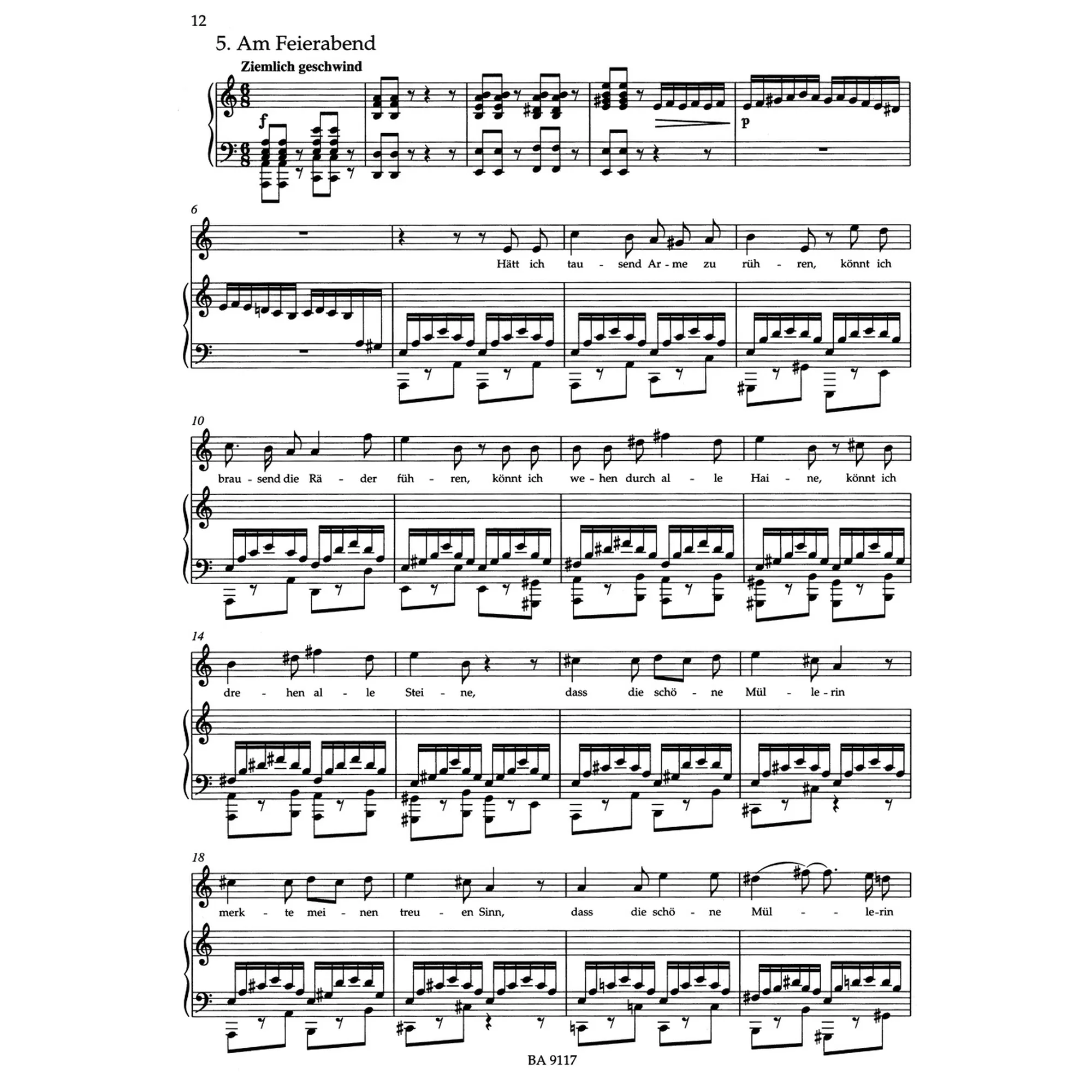 Die schöne Müllerin op.25 D795