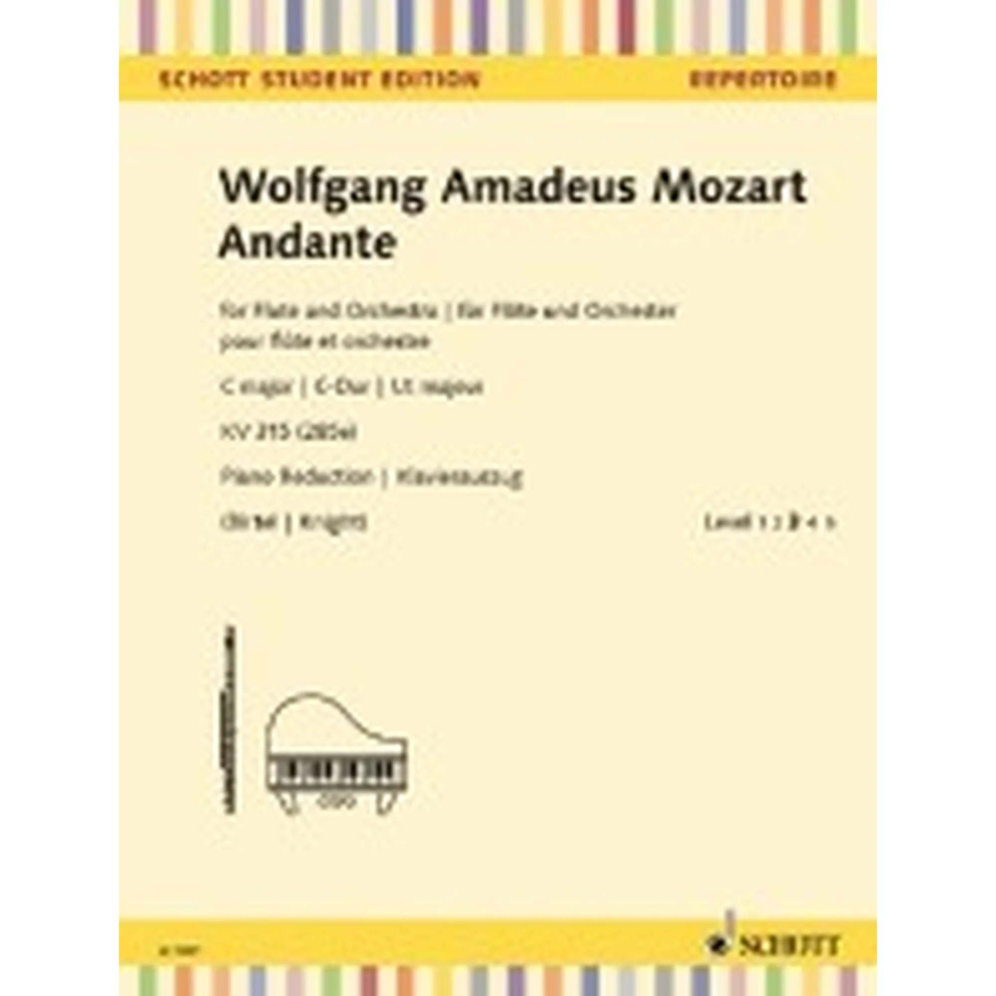 Andante C-Dur KV315 (KIV285e) für Flöte und Orchester :