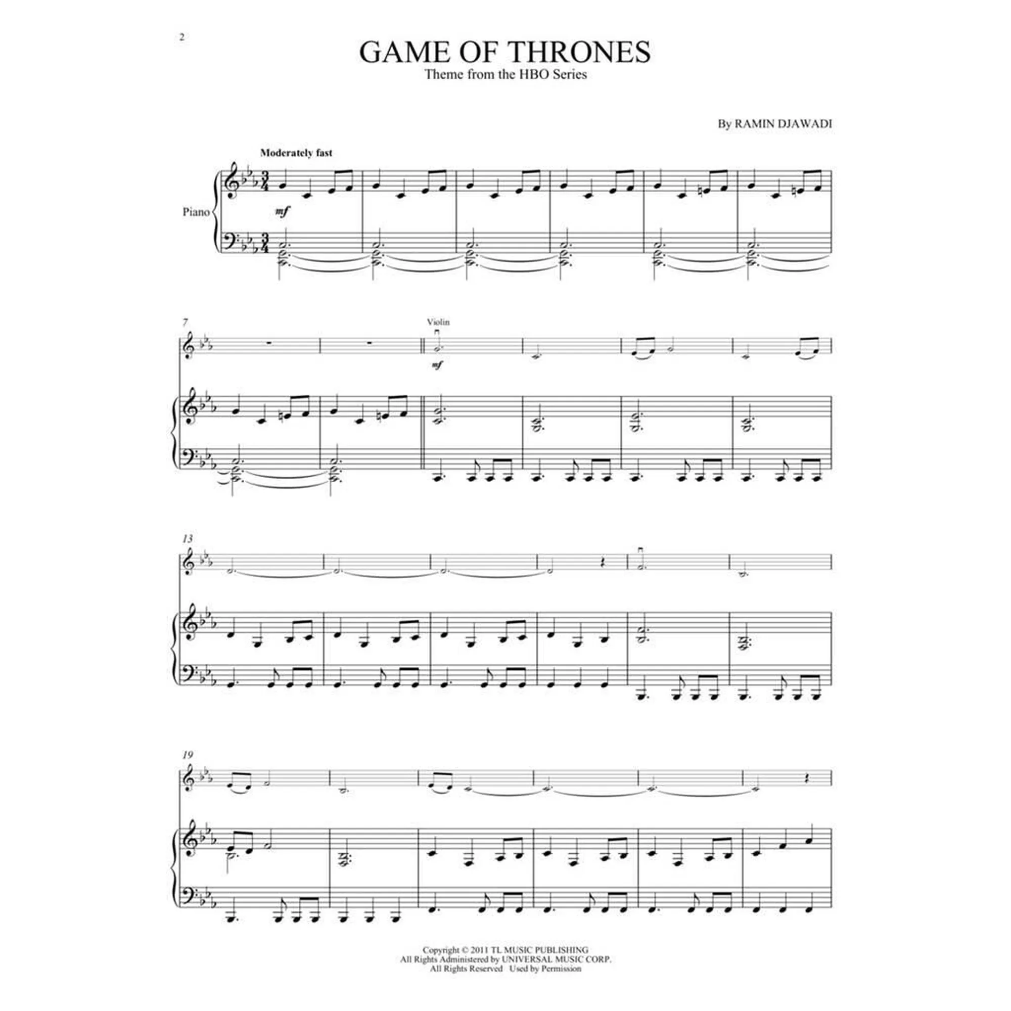 Game of Thrones (main Theme)
