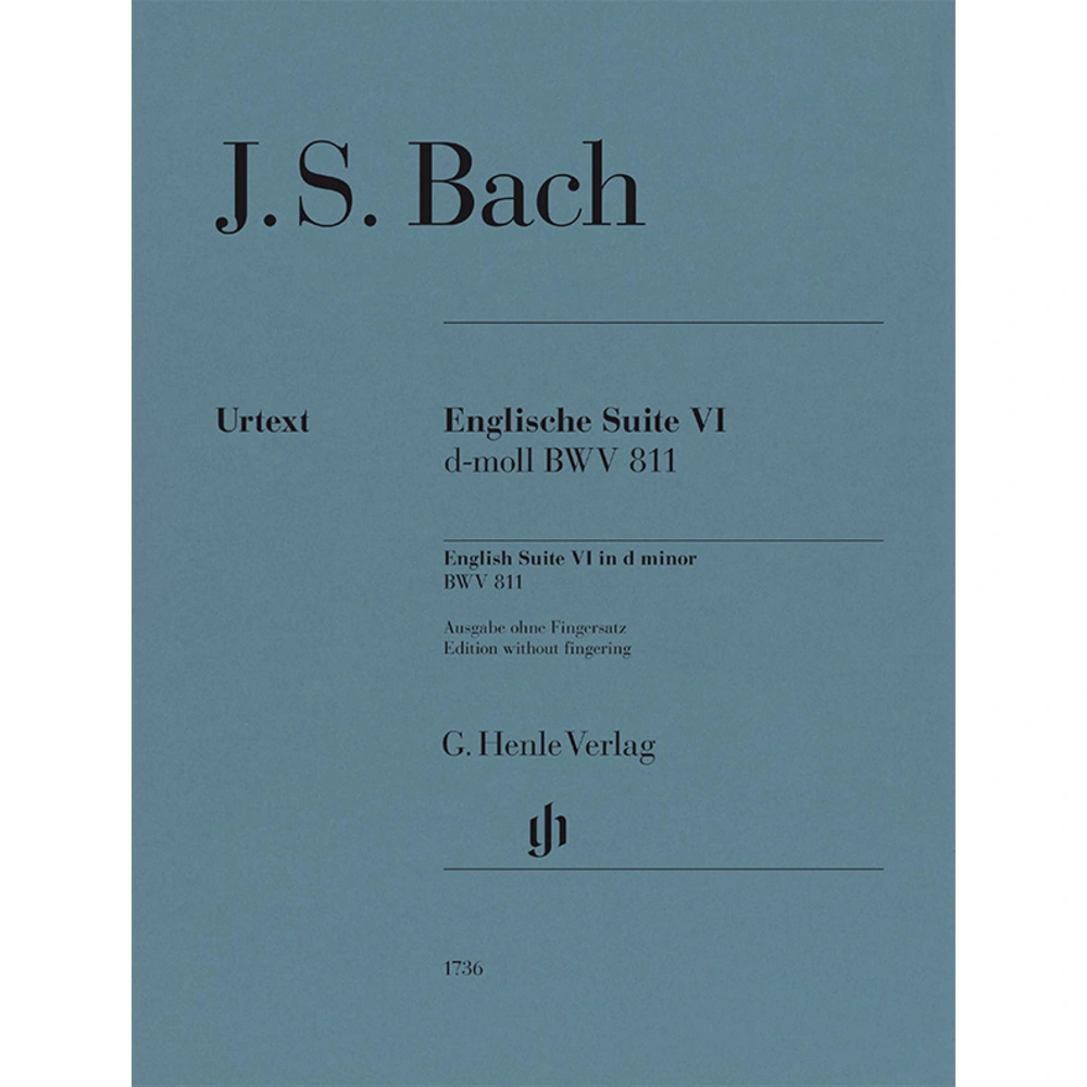 Englische Suite VI d-moll BWV 811