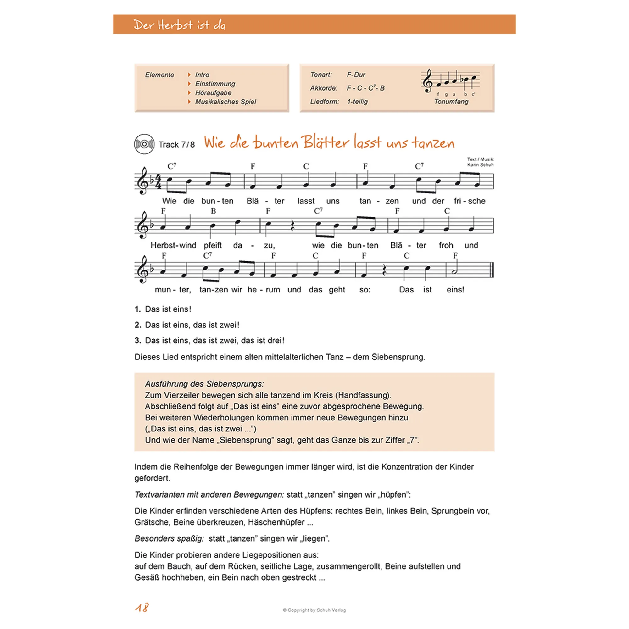 Herbst-Musik im Kindergarten