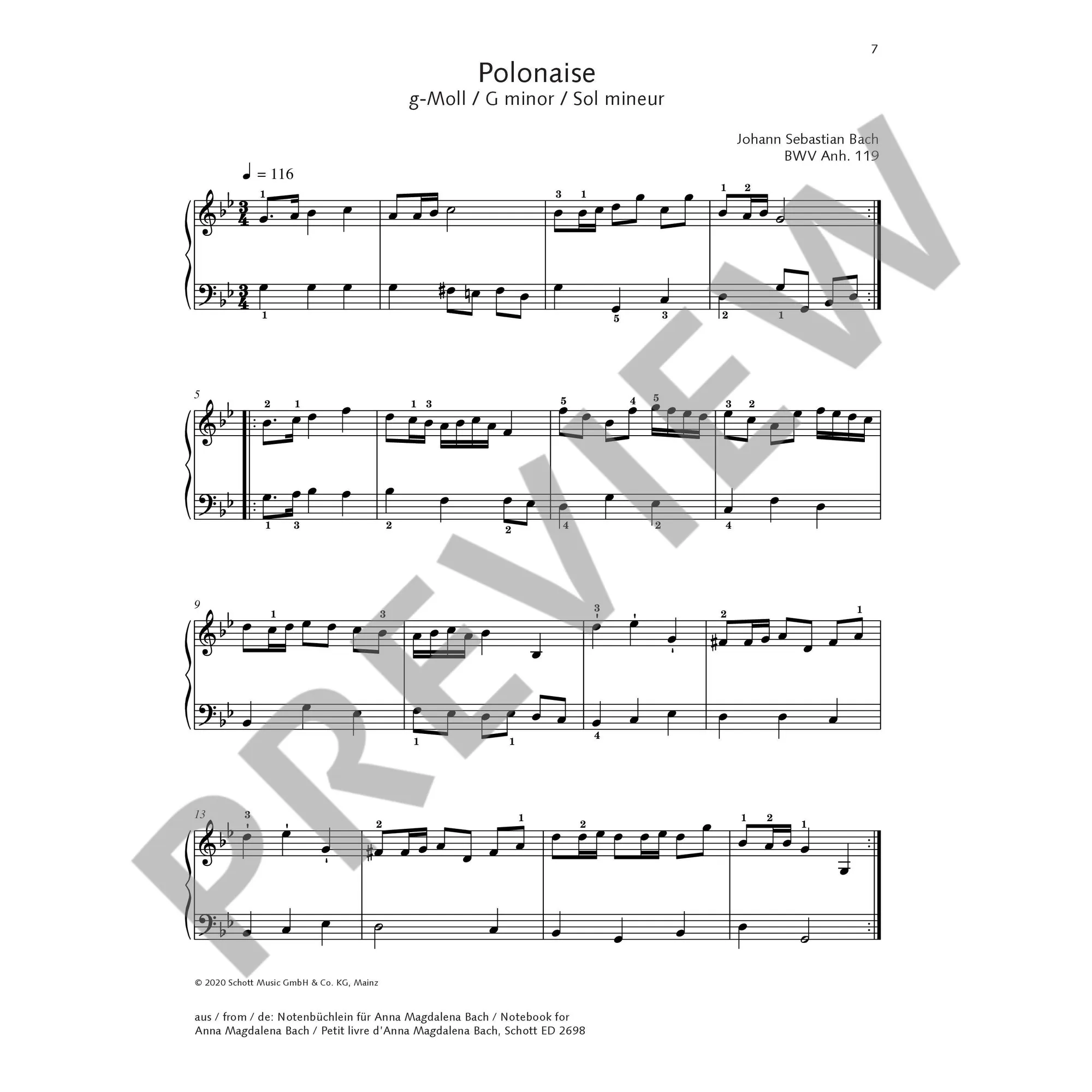 Best of Bach - 30 Bekannte Stücke