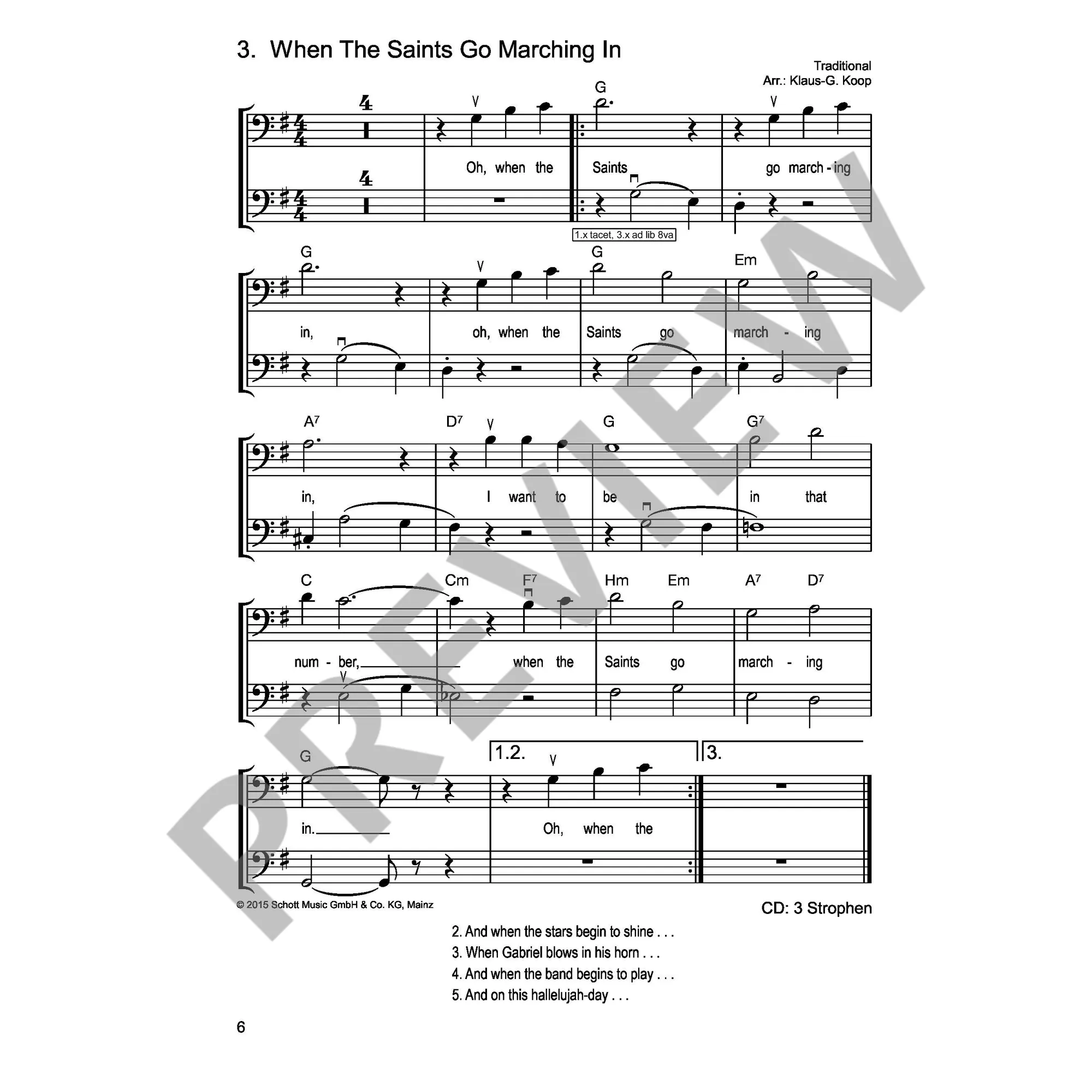 Die schönsten Spirituals und Gospels